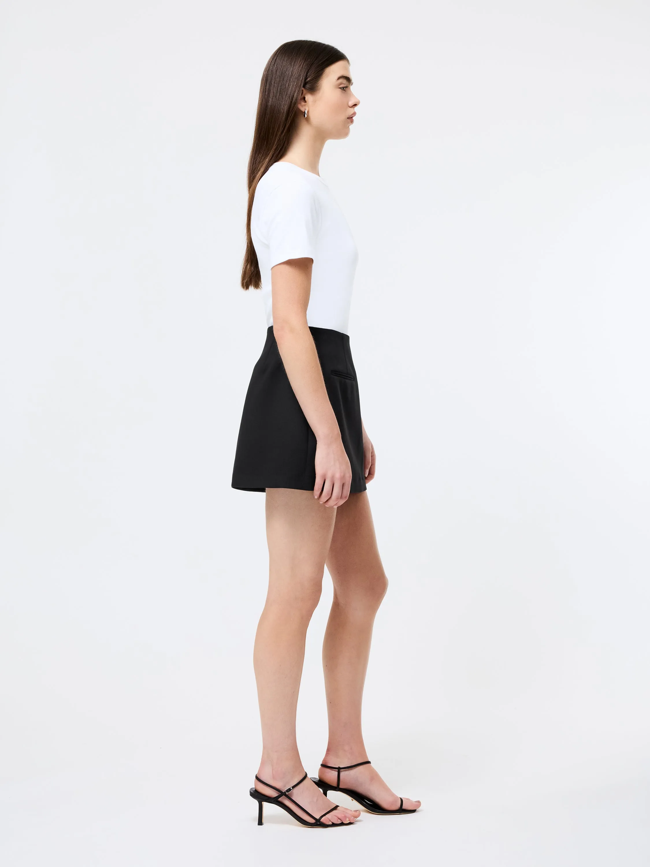 Mix Culture Azra Twill Welt Pocket Mini Skirt