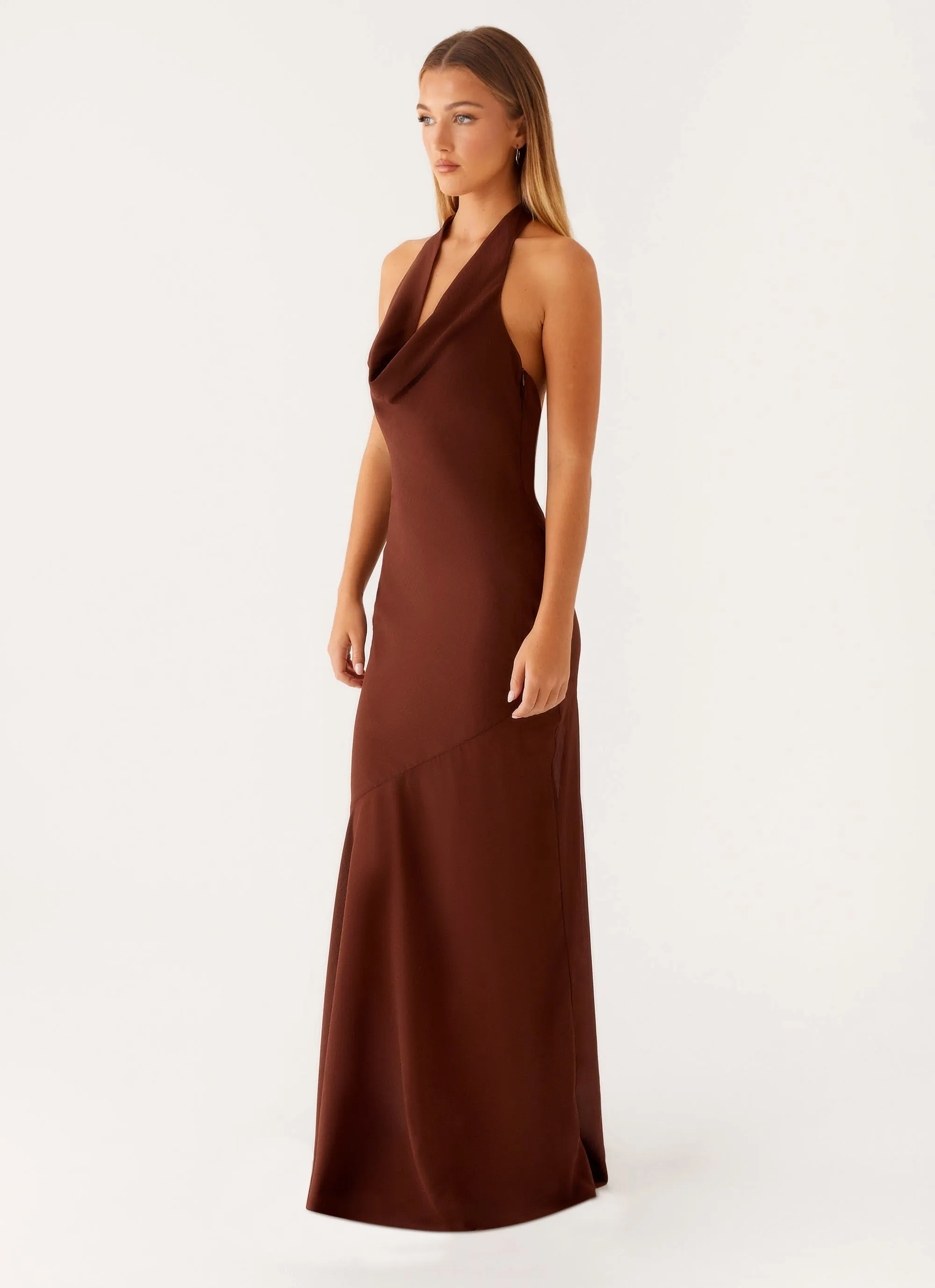 Sullivan Maxi Dress - Chocolate Fast Chic