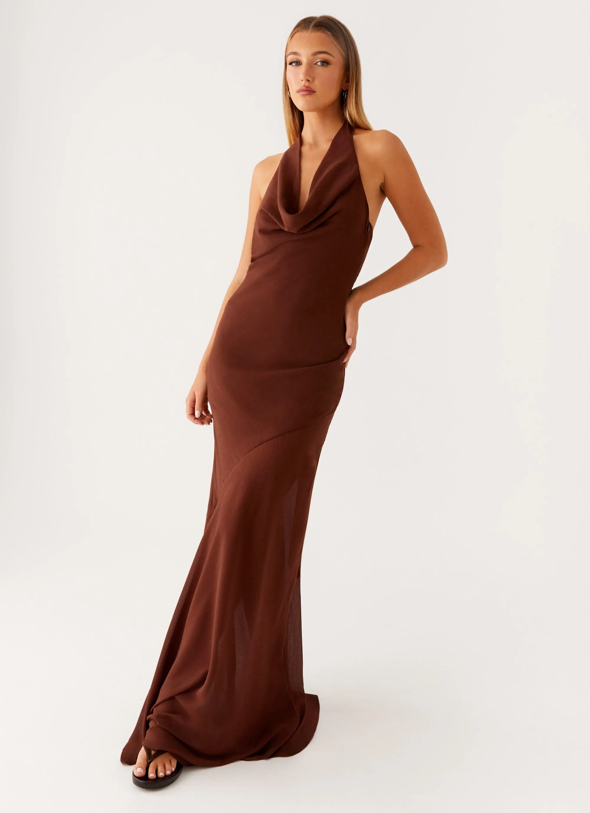 Air Comfort Trend Texture Sullivan Maxi Dress - Chocolate