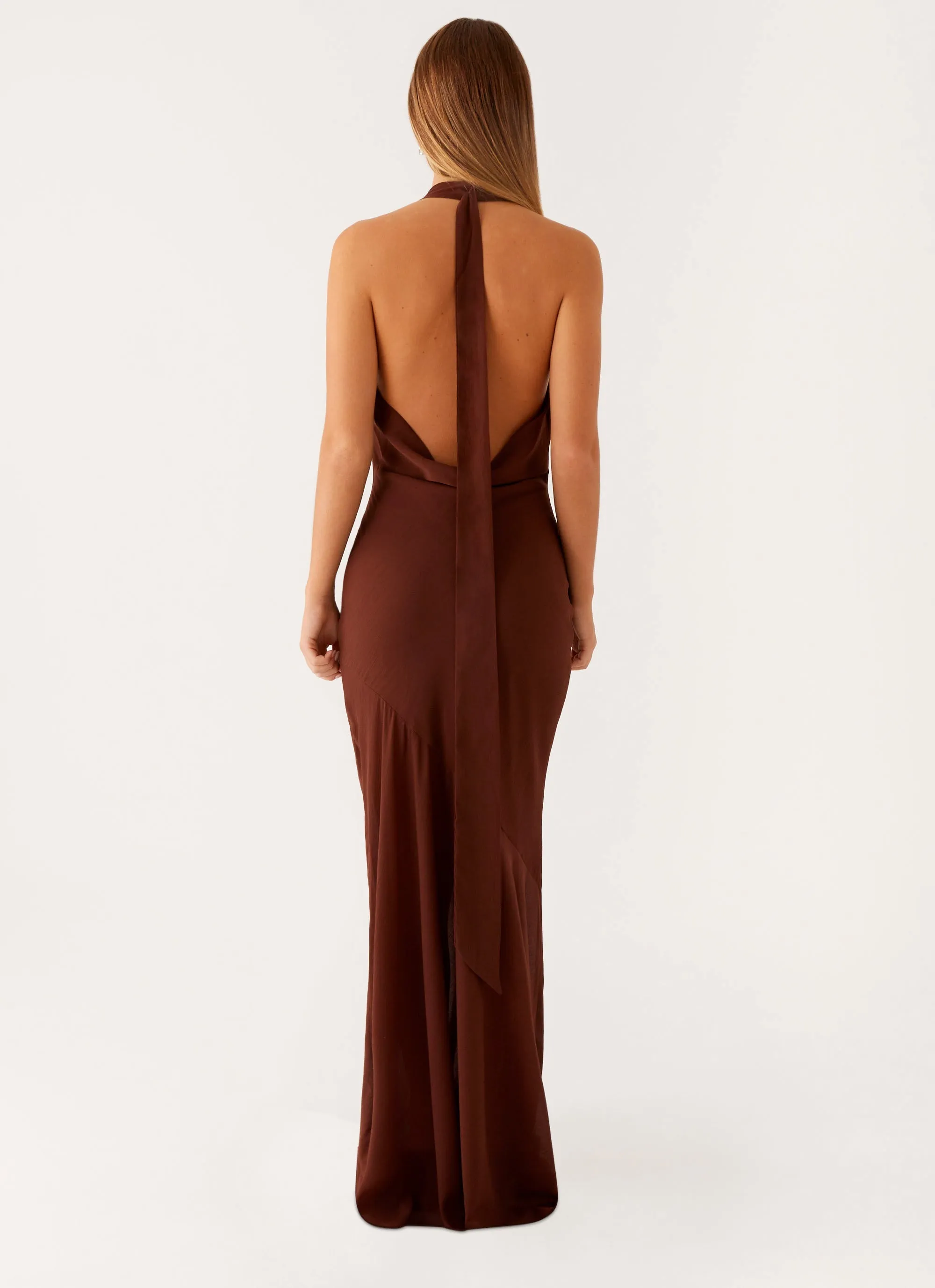 Sullivan Maxi Dress - Chocolate Clean Lines