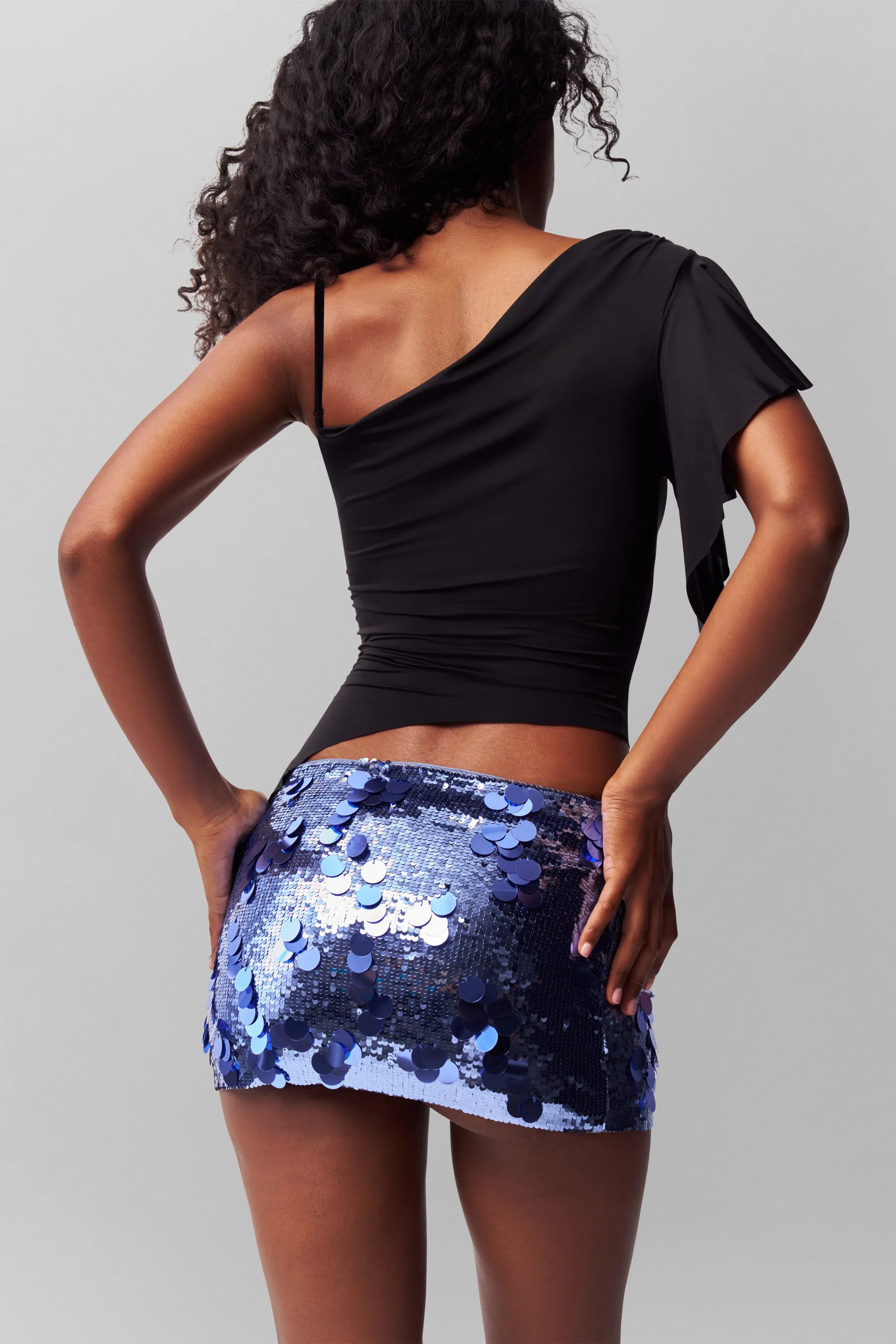 Winter Staple Low Rise Paillette Skirt