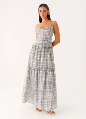 Hermie Midi Dress - Check Balanced Look