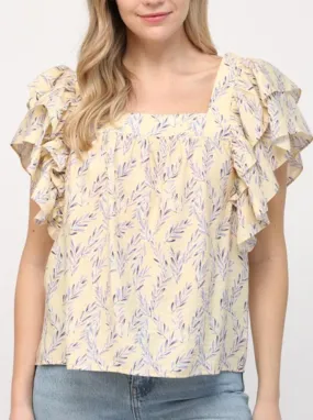 Mia Lavender Top Bluesign Approved Material