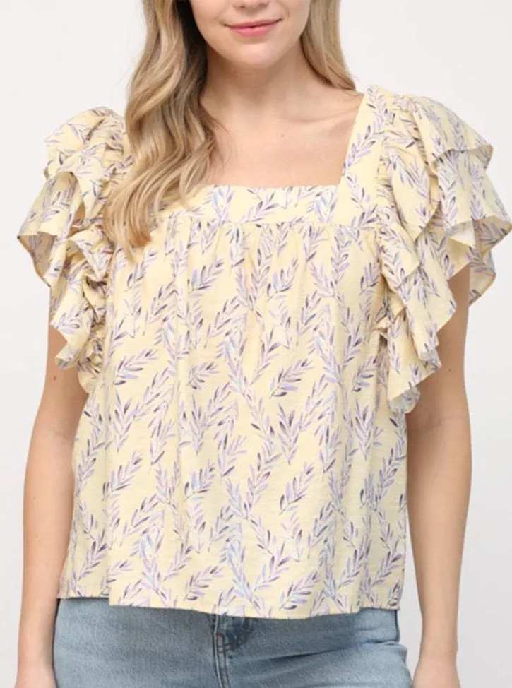 Mia Lavender Top Bluesign Approved Material