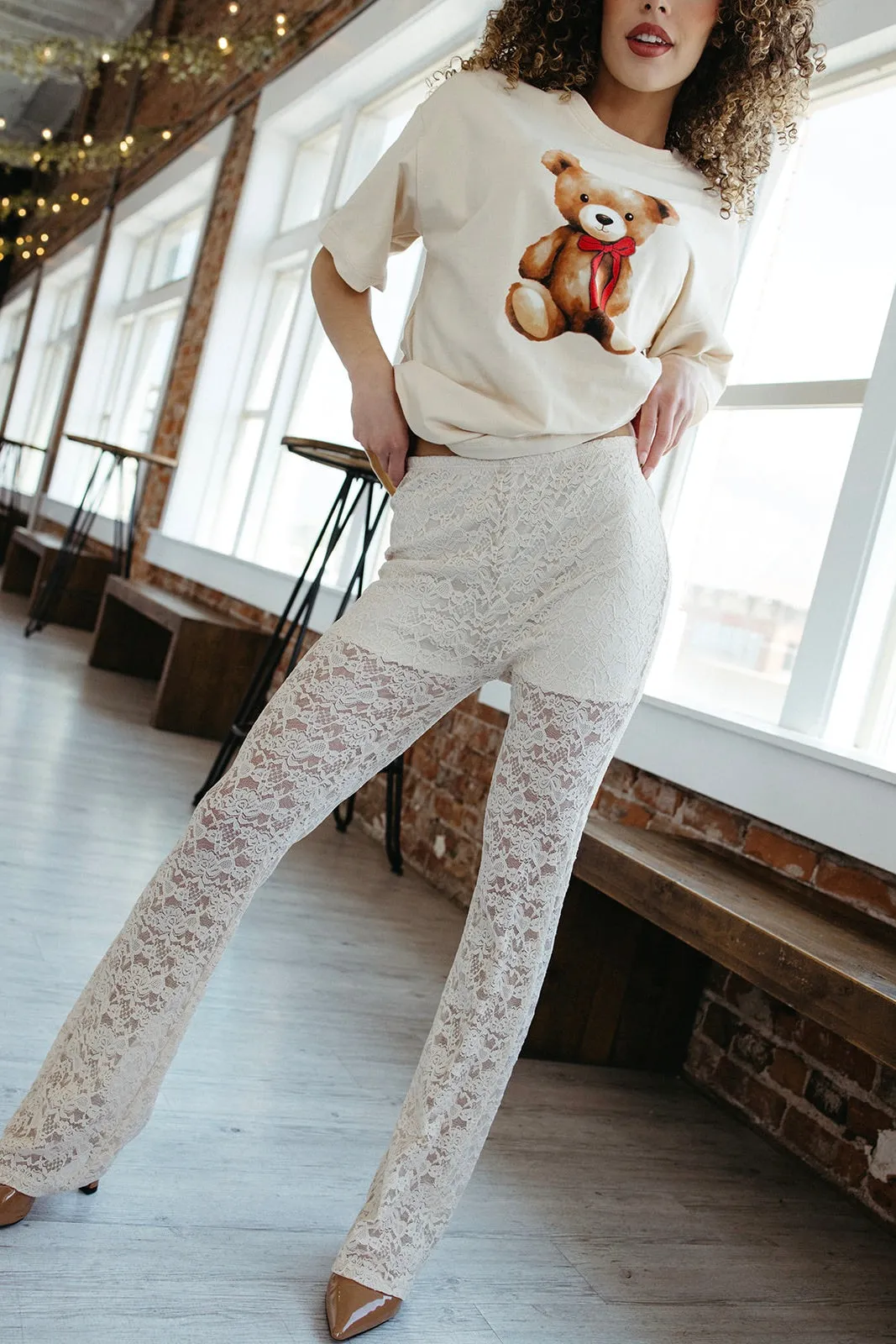 Barefoot At Golden Hour Pants Multi-way wear High-waisted fit
