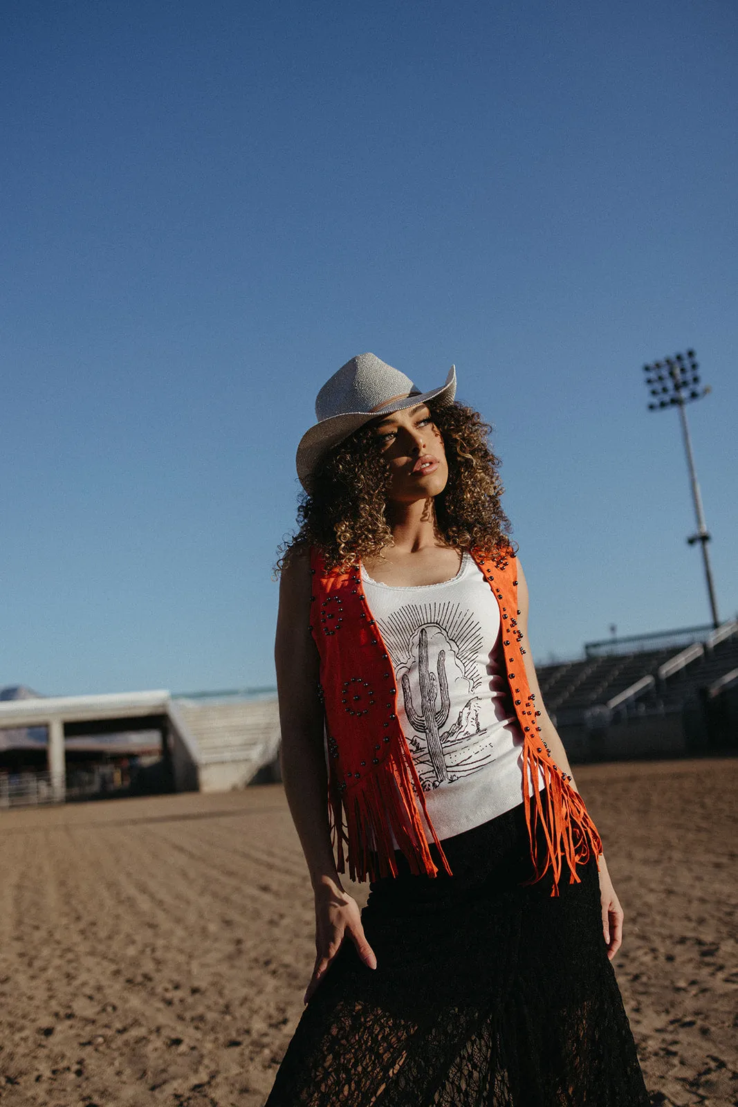 Barnfire Babe Fringe Vest NonChafe Tag Placement FlexibleSole