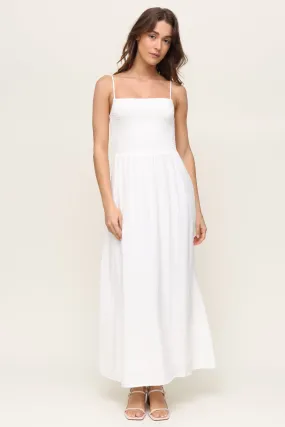 Bayside Linen Maxi Dress Villa Mood Functional-Design