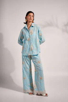 BEA PANTS BABY BLUE Comfortable Movement Sporty Comfort