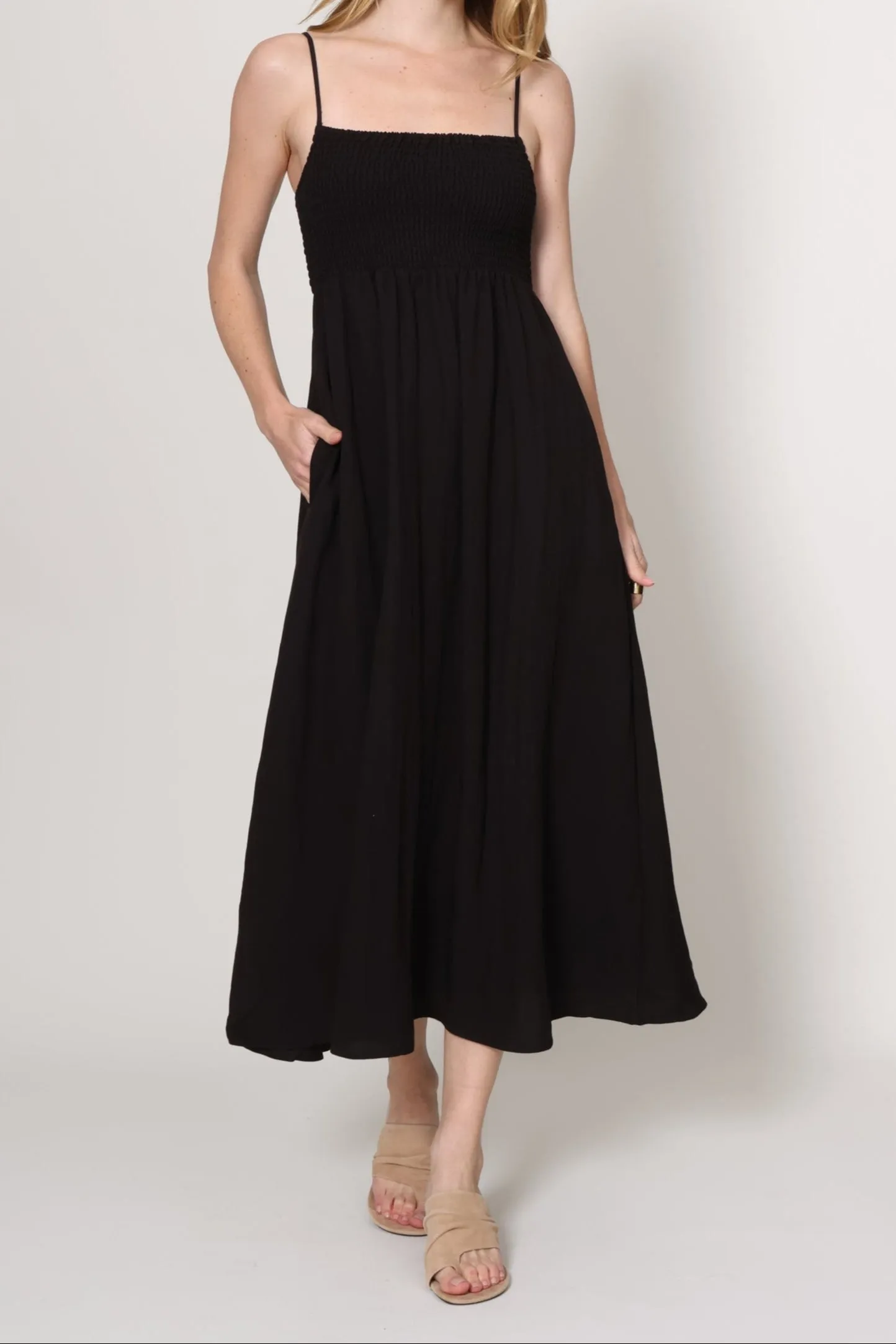 Beachside Midi Dress Balanced Shape