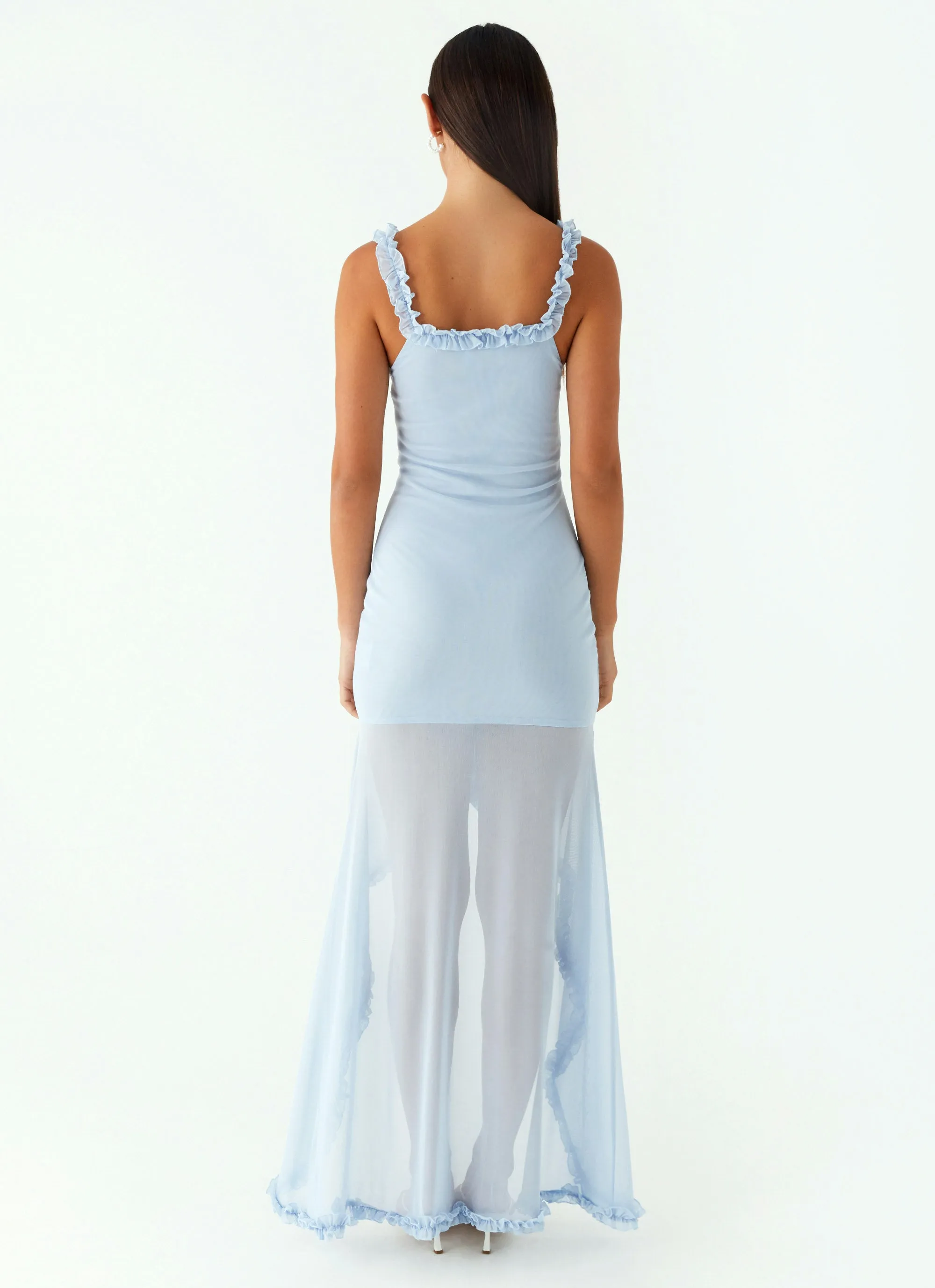 Belinda Maxi Dress - Blue Luxury Feel Simple Form