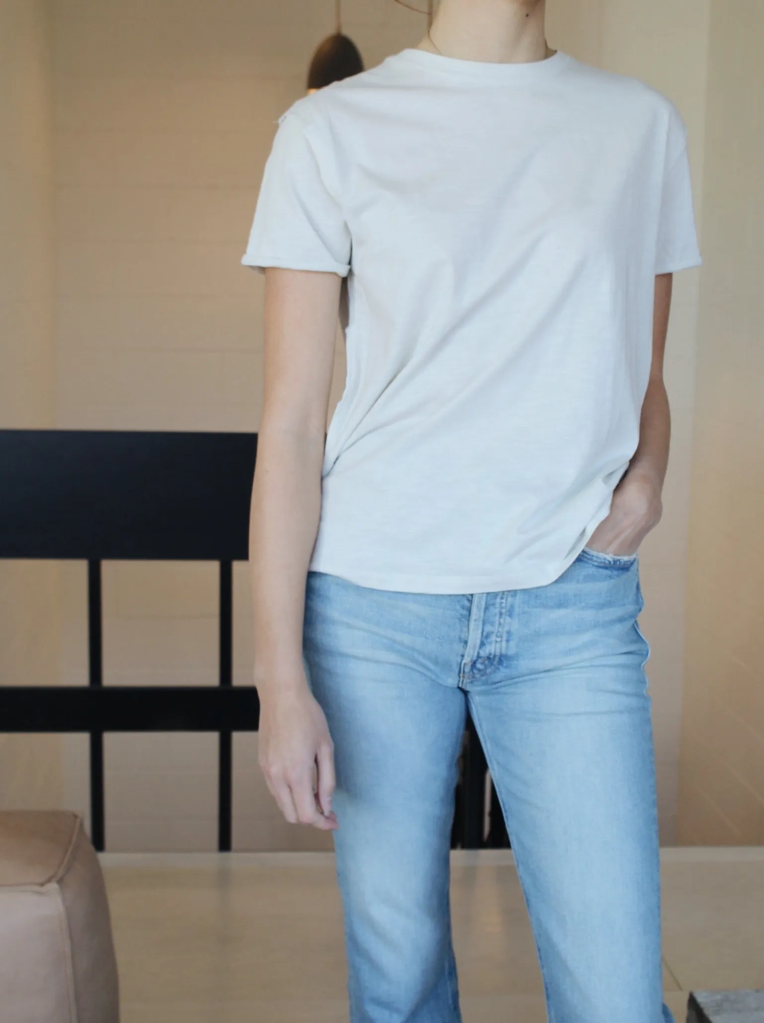 Comfortable Layer Bentley Tee - Grey