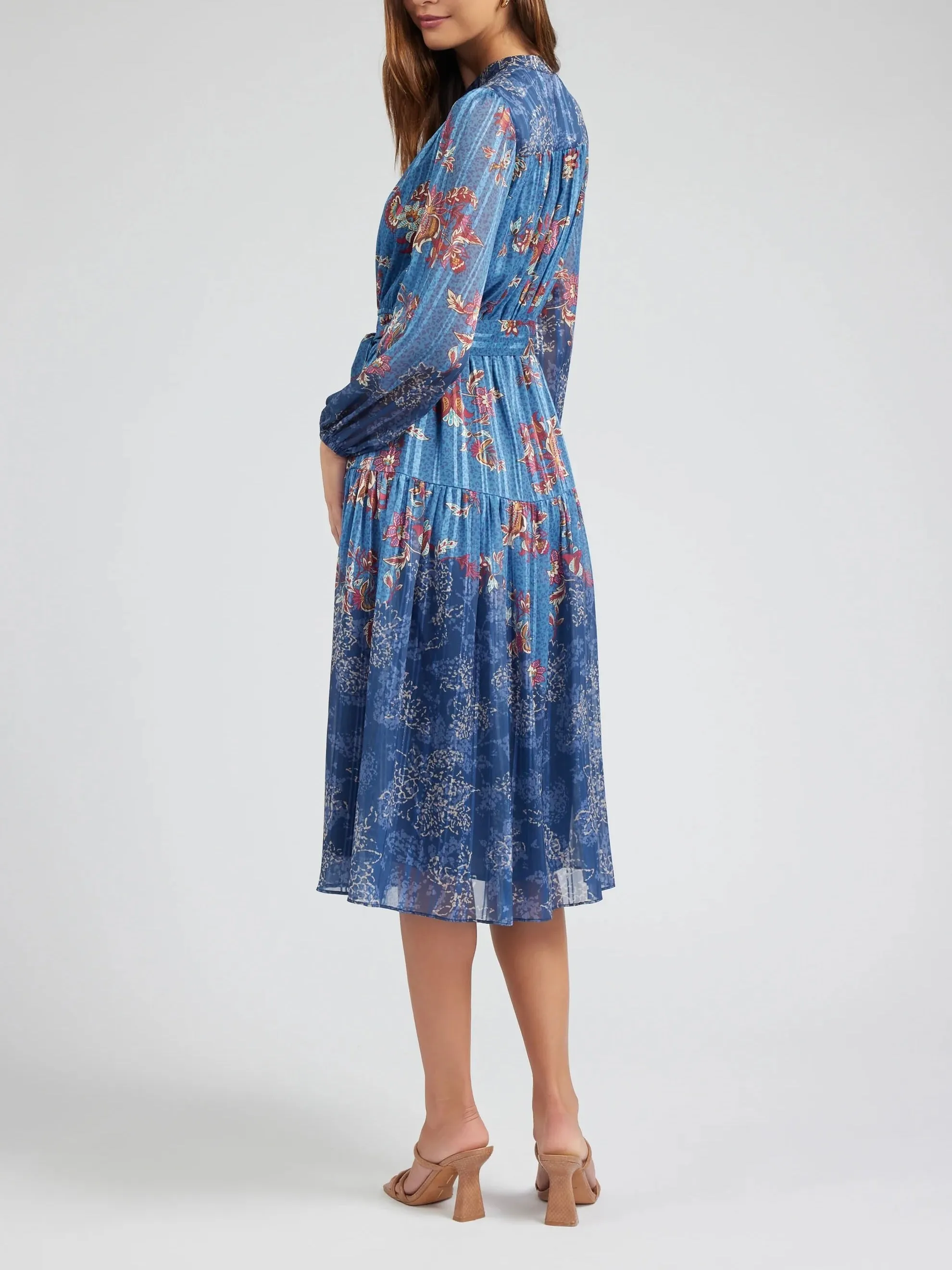 Edge Detail Betsy Floral Dress