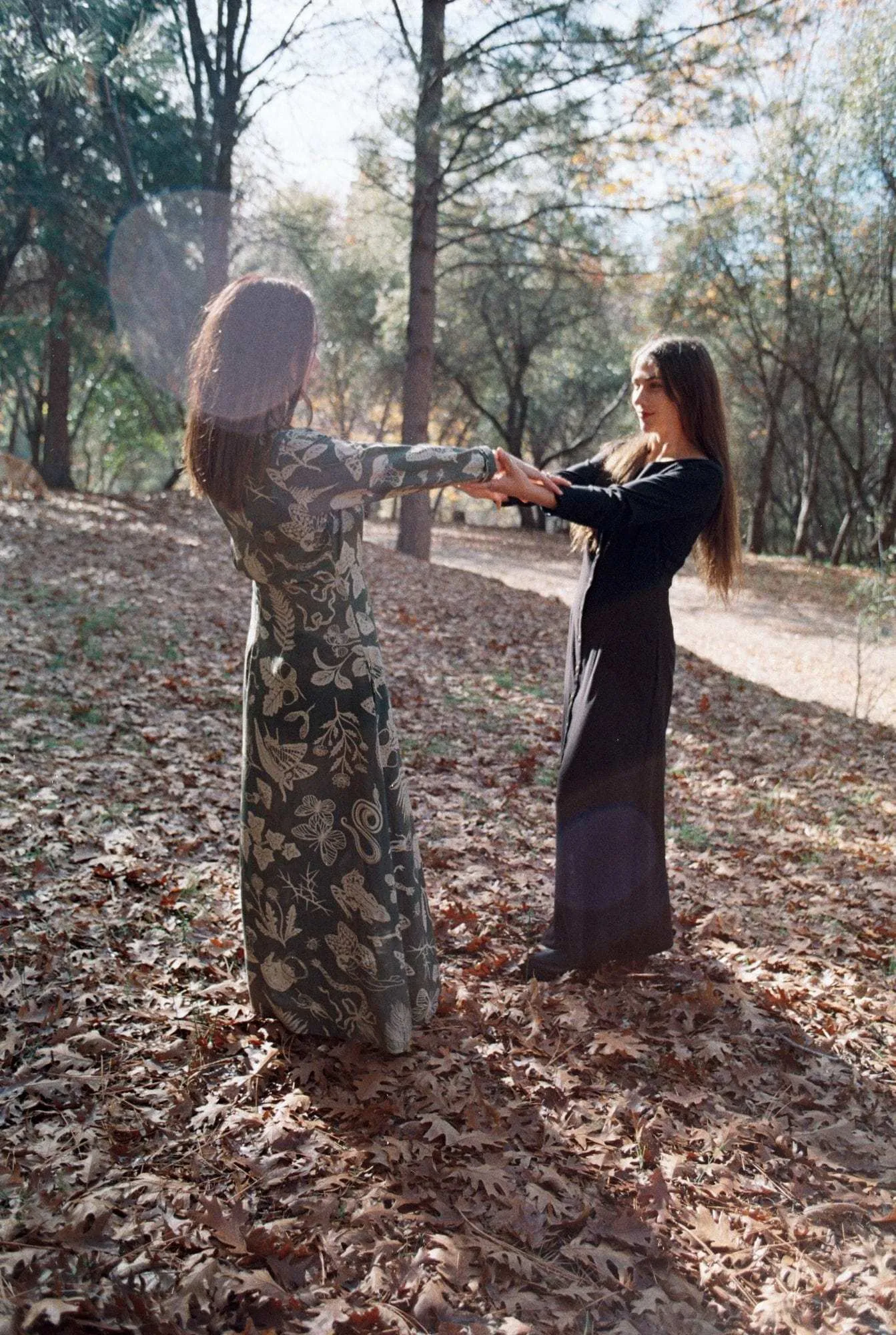 Happy Soul Sun-Protective Bhodie Dress in Black Challis