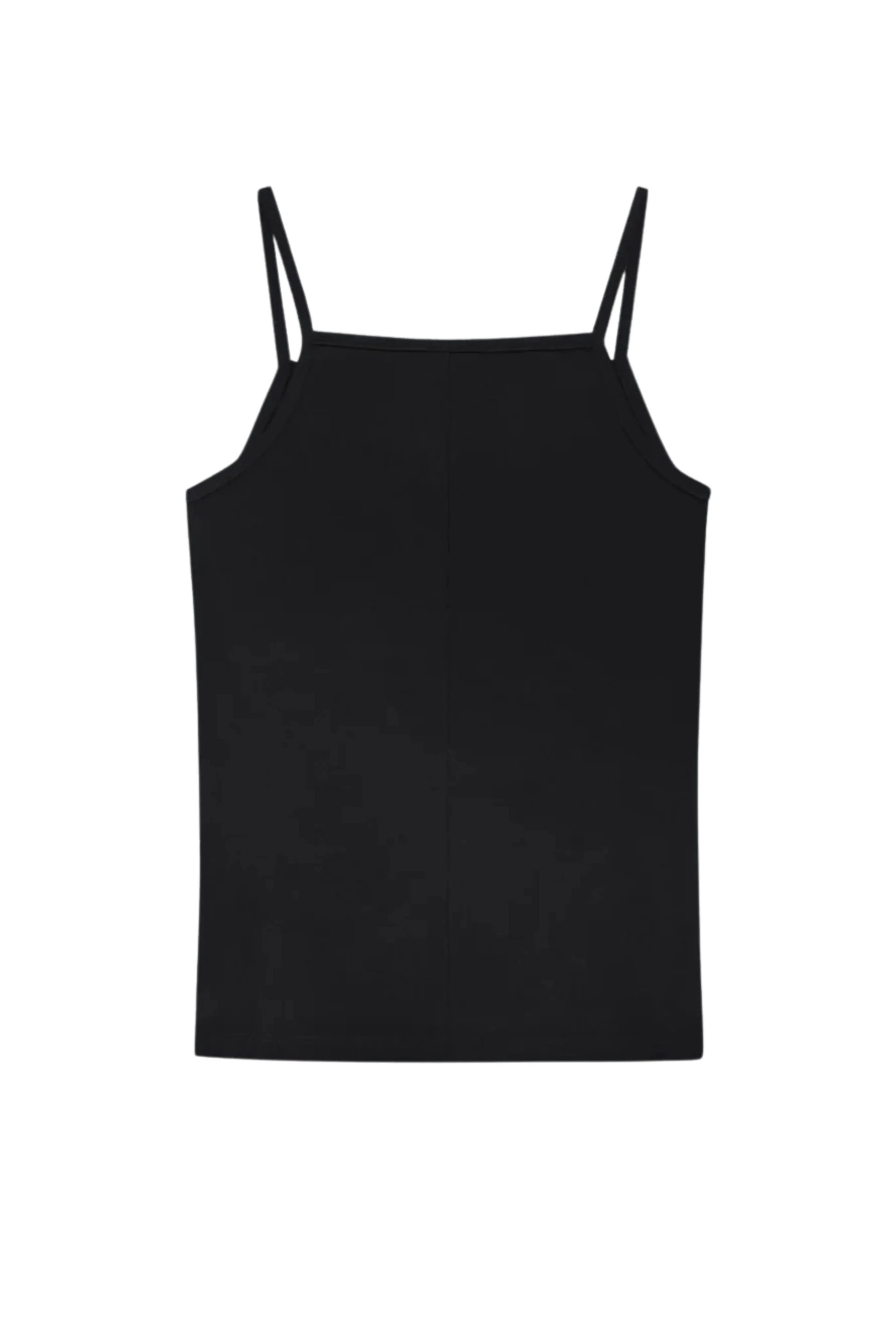 Bibi Cami in Black Anti Pill Finish High Collar Design