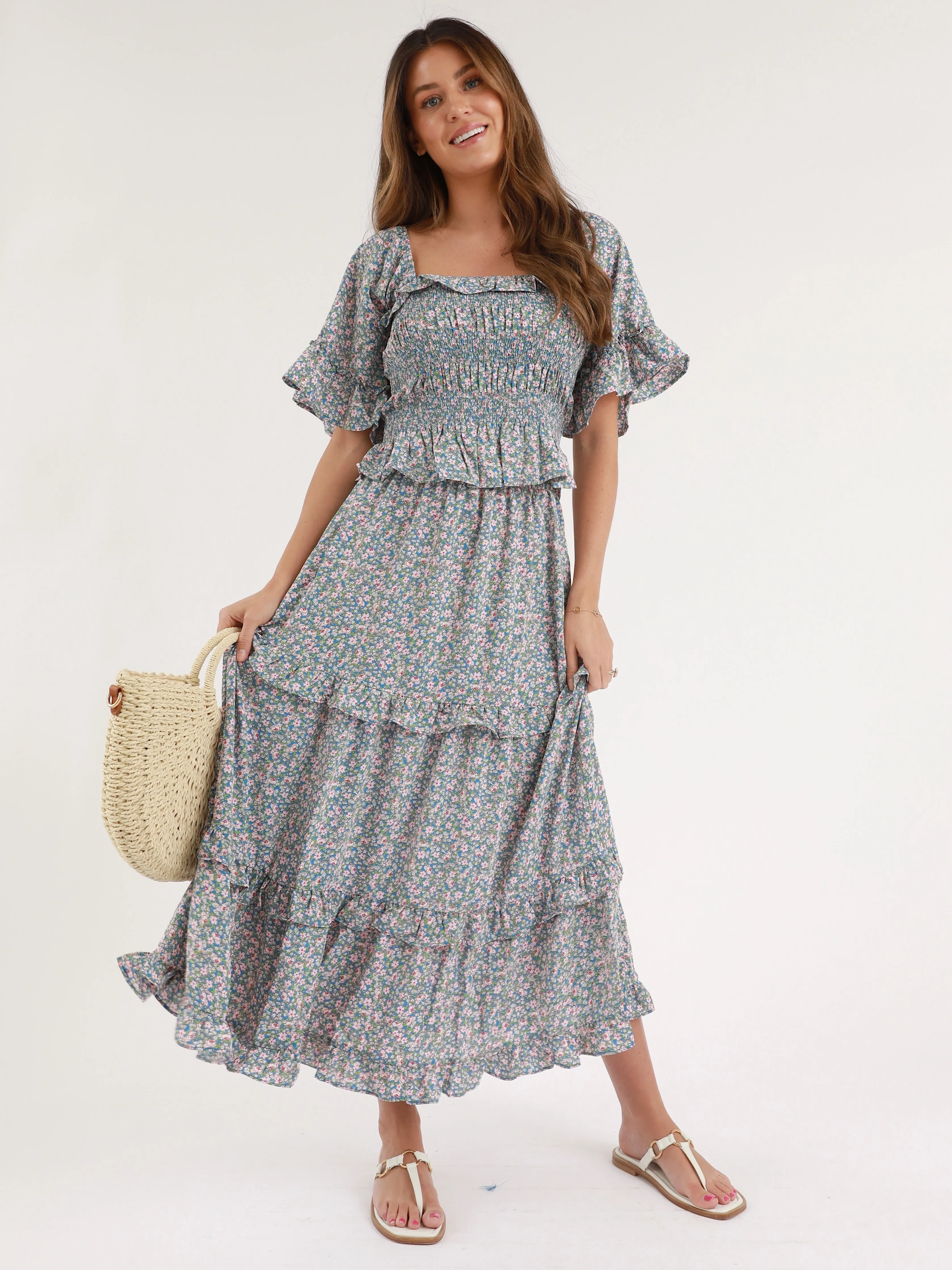 SublimatedPrint Hypoallergenic Lining Billie Floral Blouse