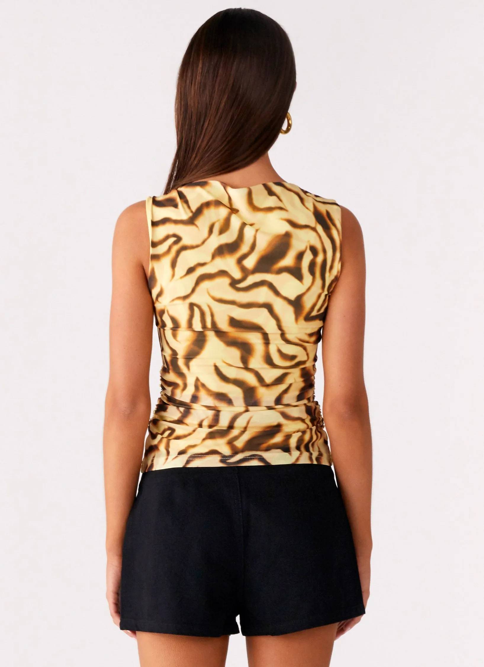 On read Tank Top - Yellow Zebra MidweightJersey Trendy Sweater