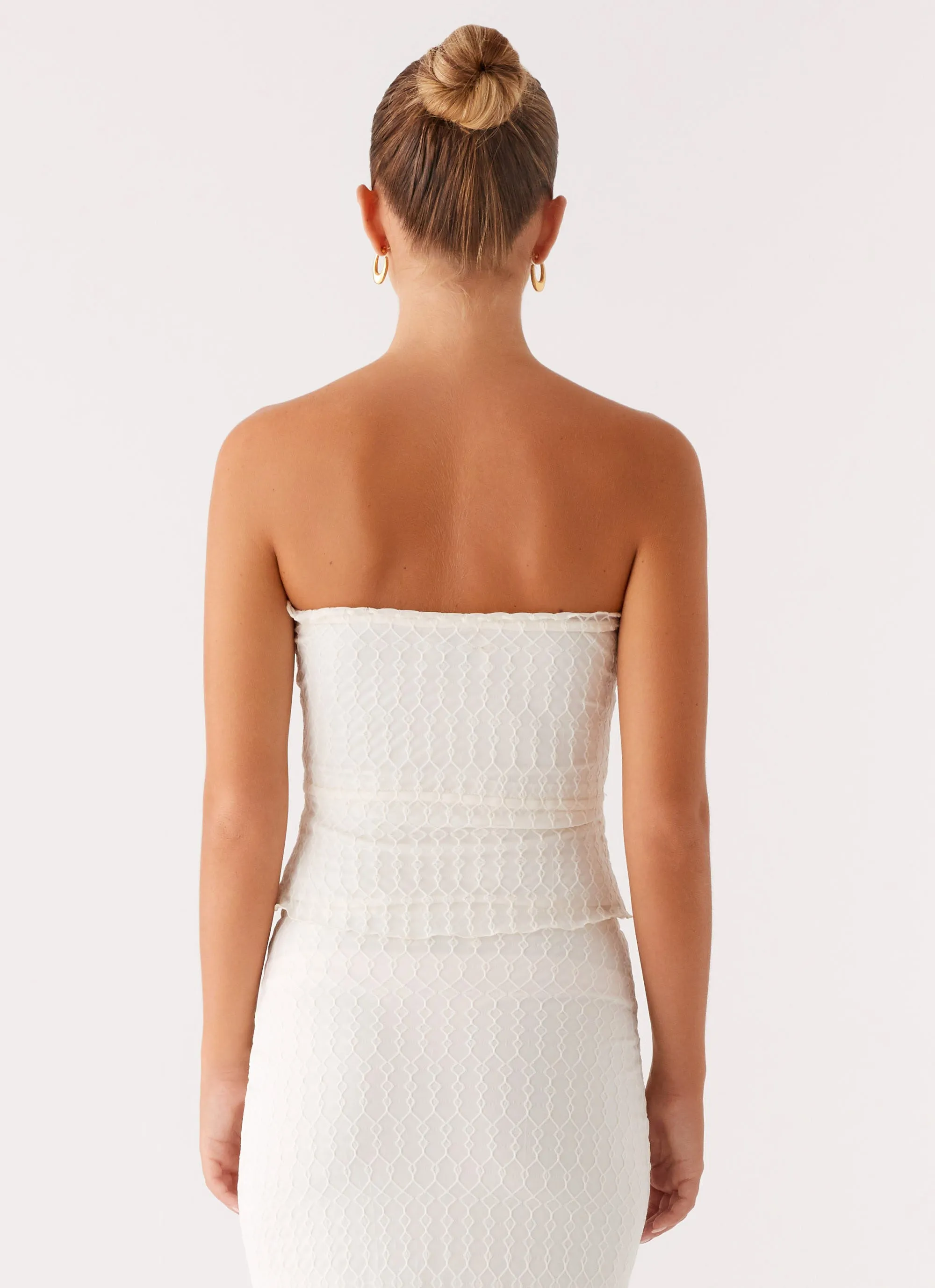 ReinforcedArmholes Antibacterial Blakely Tube Top - Ivory