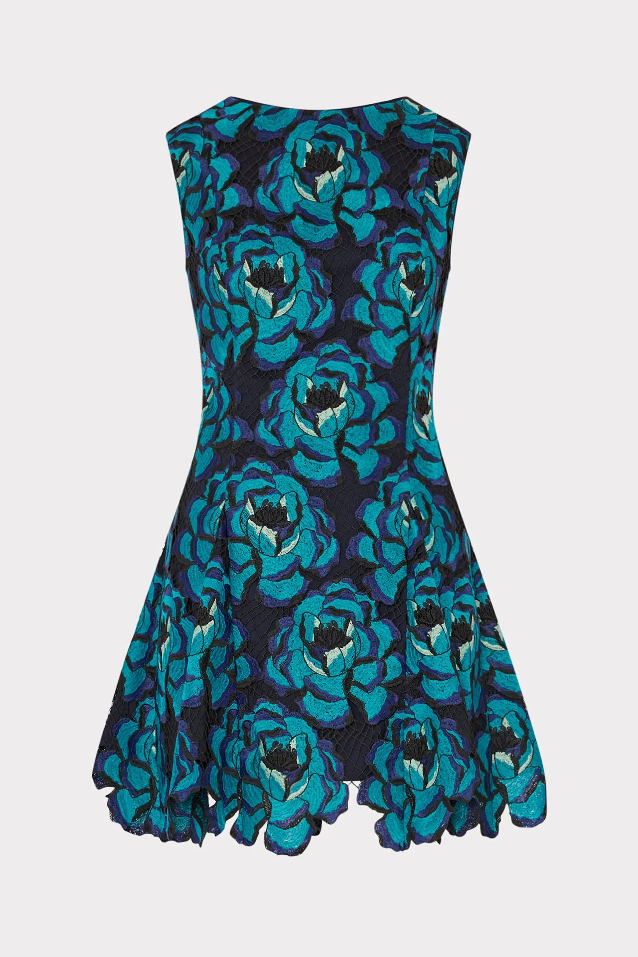 Work Vibe Blue Blossom Mini Dress