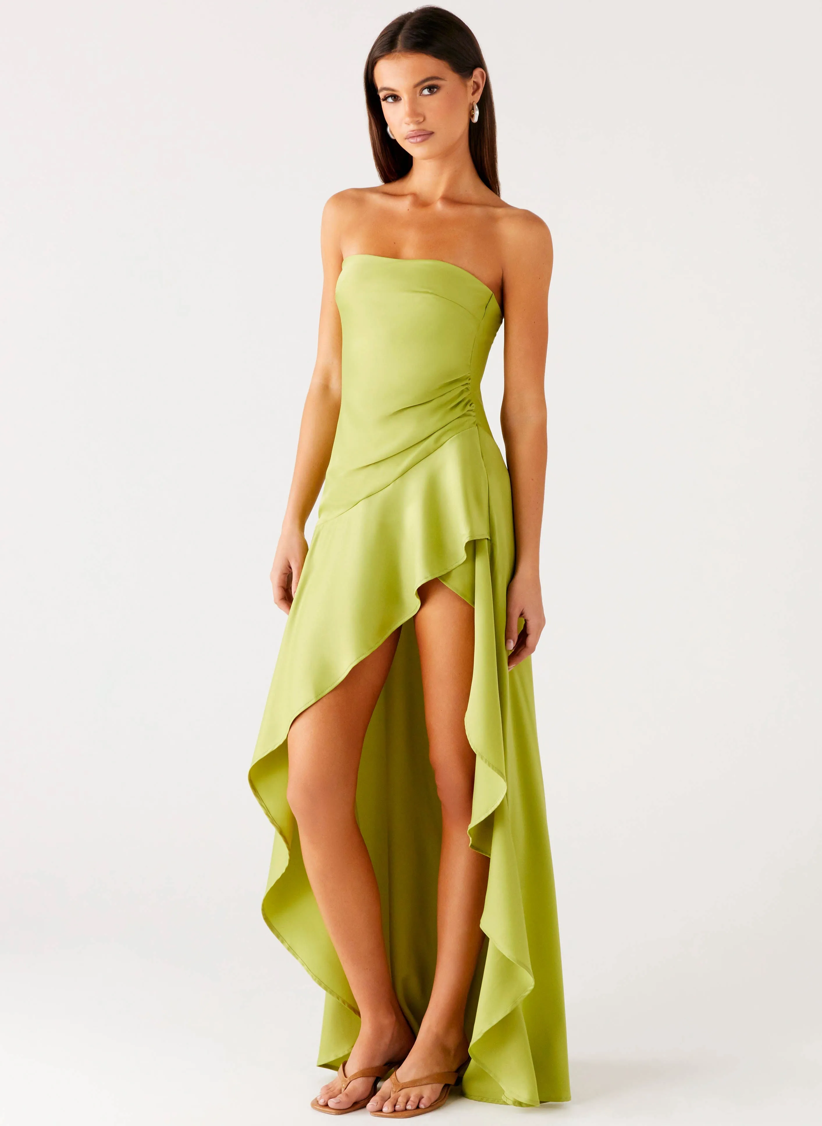 Subtle Charm Bodie Maxi Dress - Lime