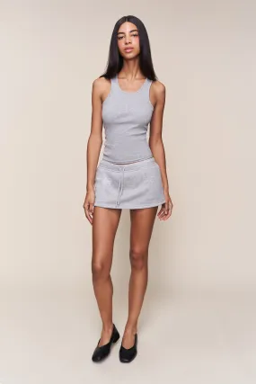 Subtle Look Texture Focus Fleece Skort