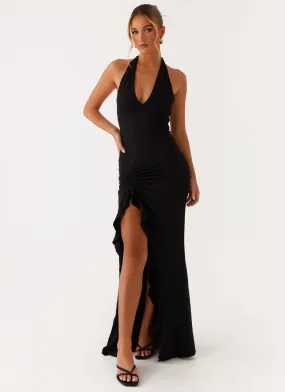 Charmed By You Maxi Dress - Black Year Rounder