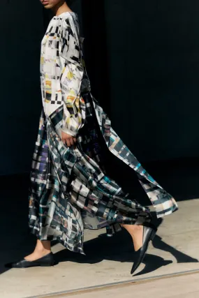 Book Sleeve Drape Dress Relaxed and Effortless