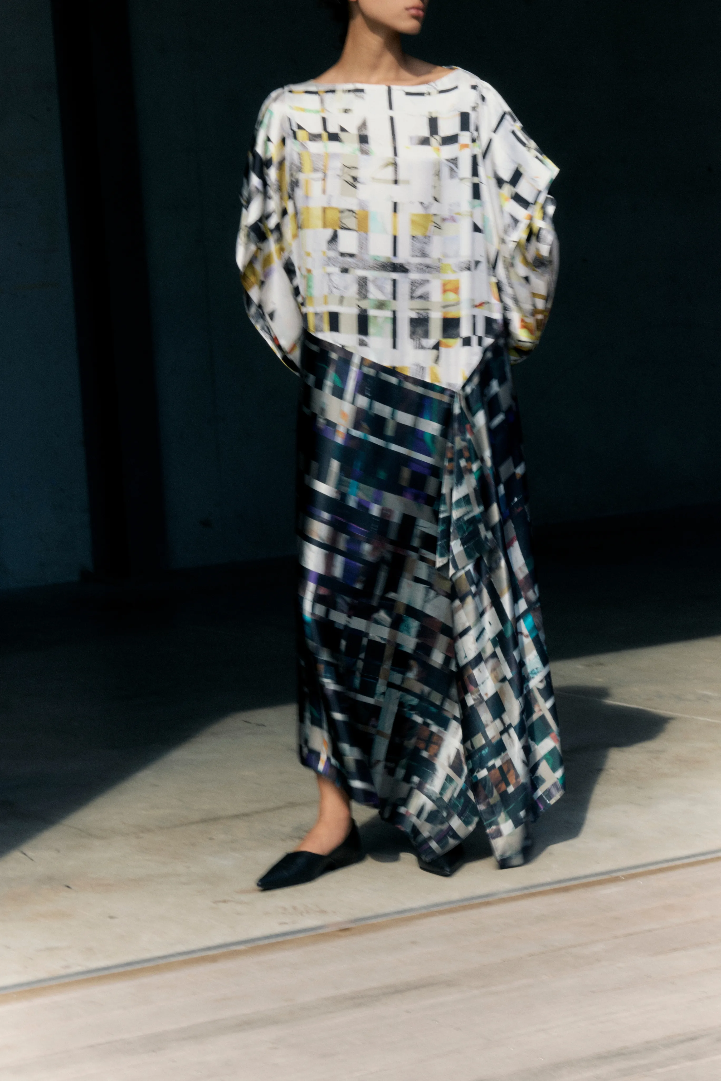 Trendy Wearable Versatile party outfit Book Sleeve Drape Dress