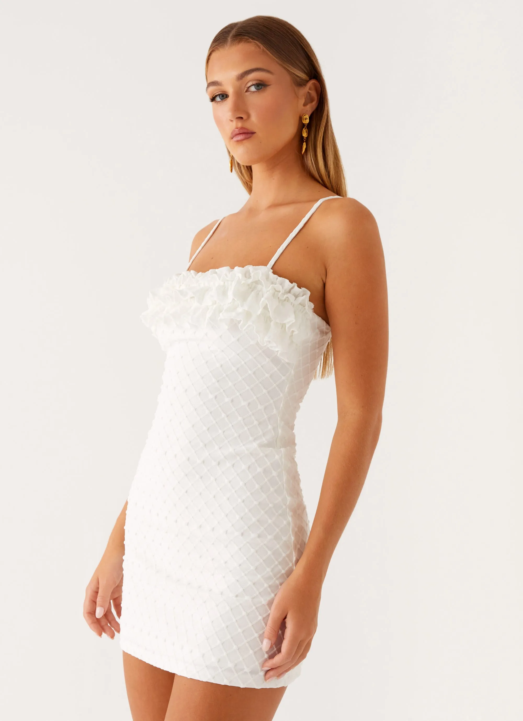 Urban Edge Bowden Mini Dress - Ivory
