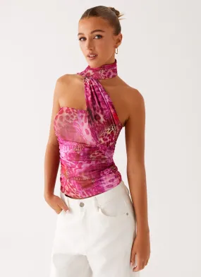 Breaking News Top - Lavender Lagoon BreathableMeshPanel GarmentWashed Texture