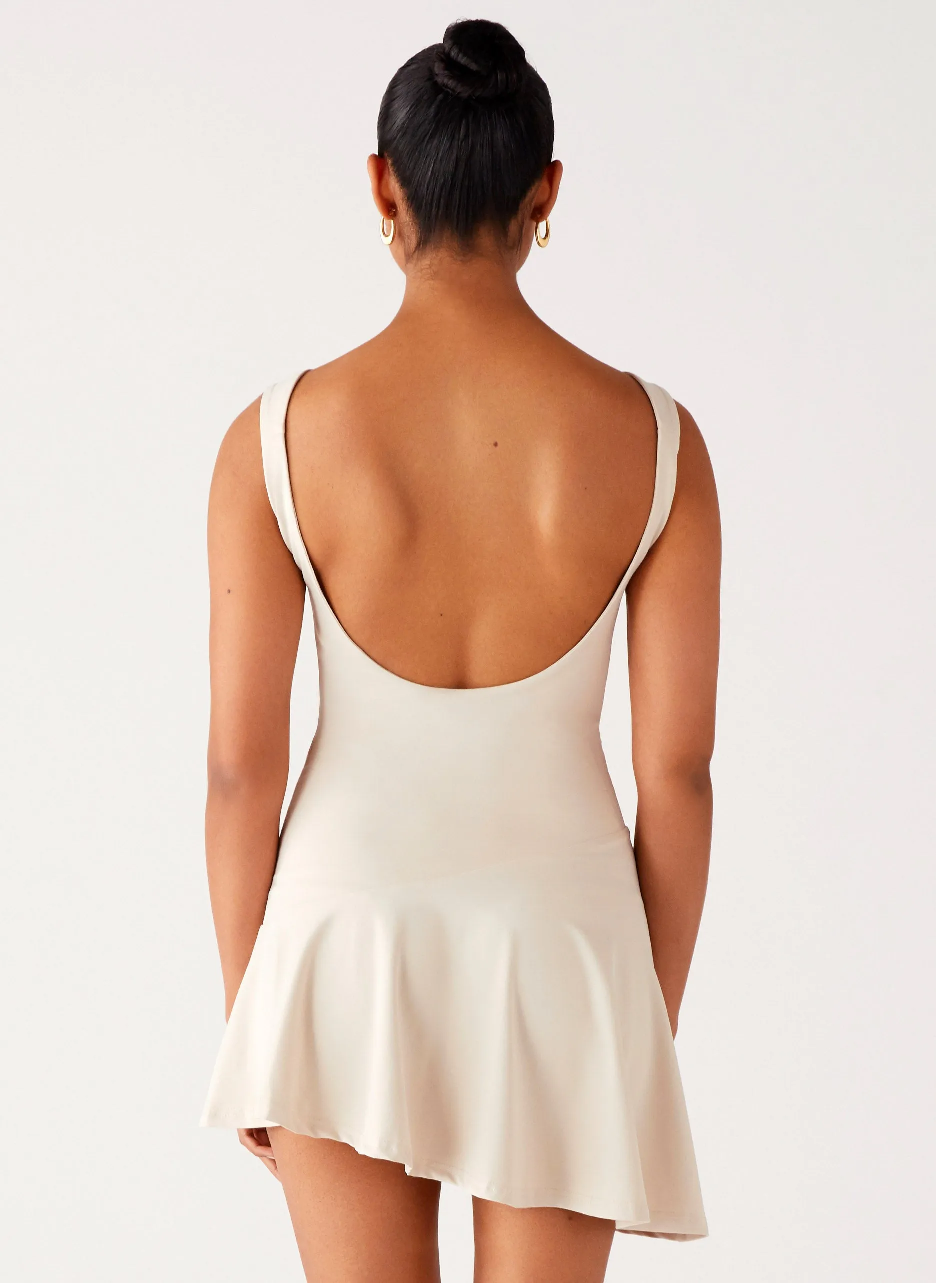 Dune Whisper Mini Dress - Ivory Perfect Fit Look