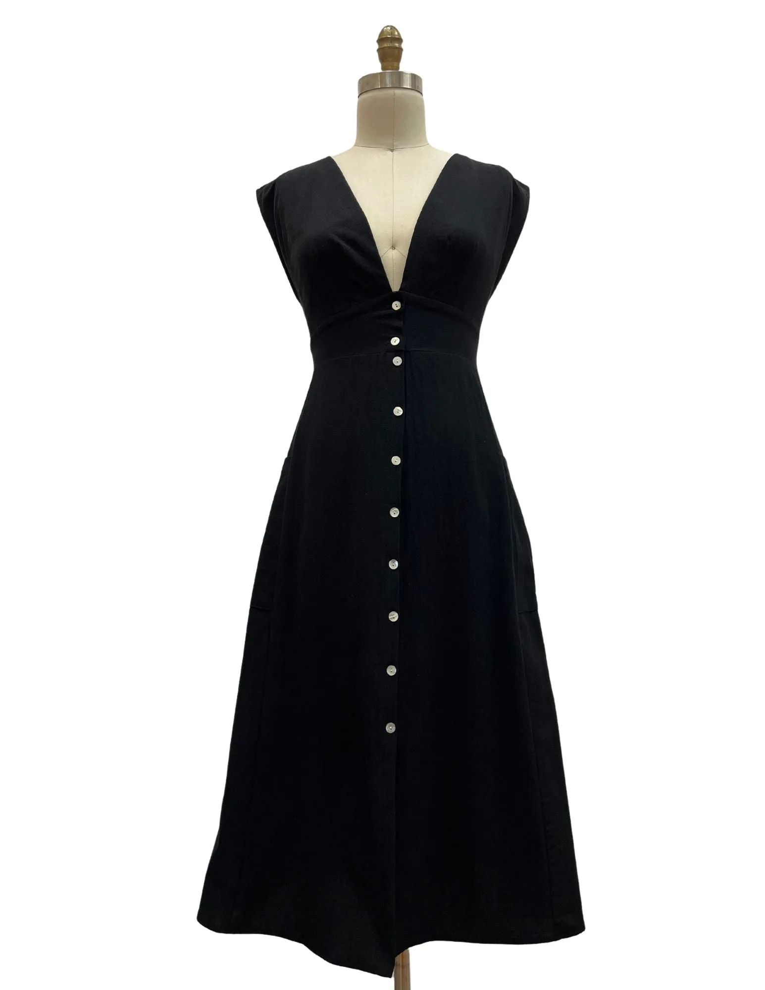 Penelope Dress in Black Basic Fashion