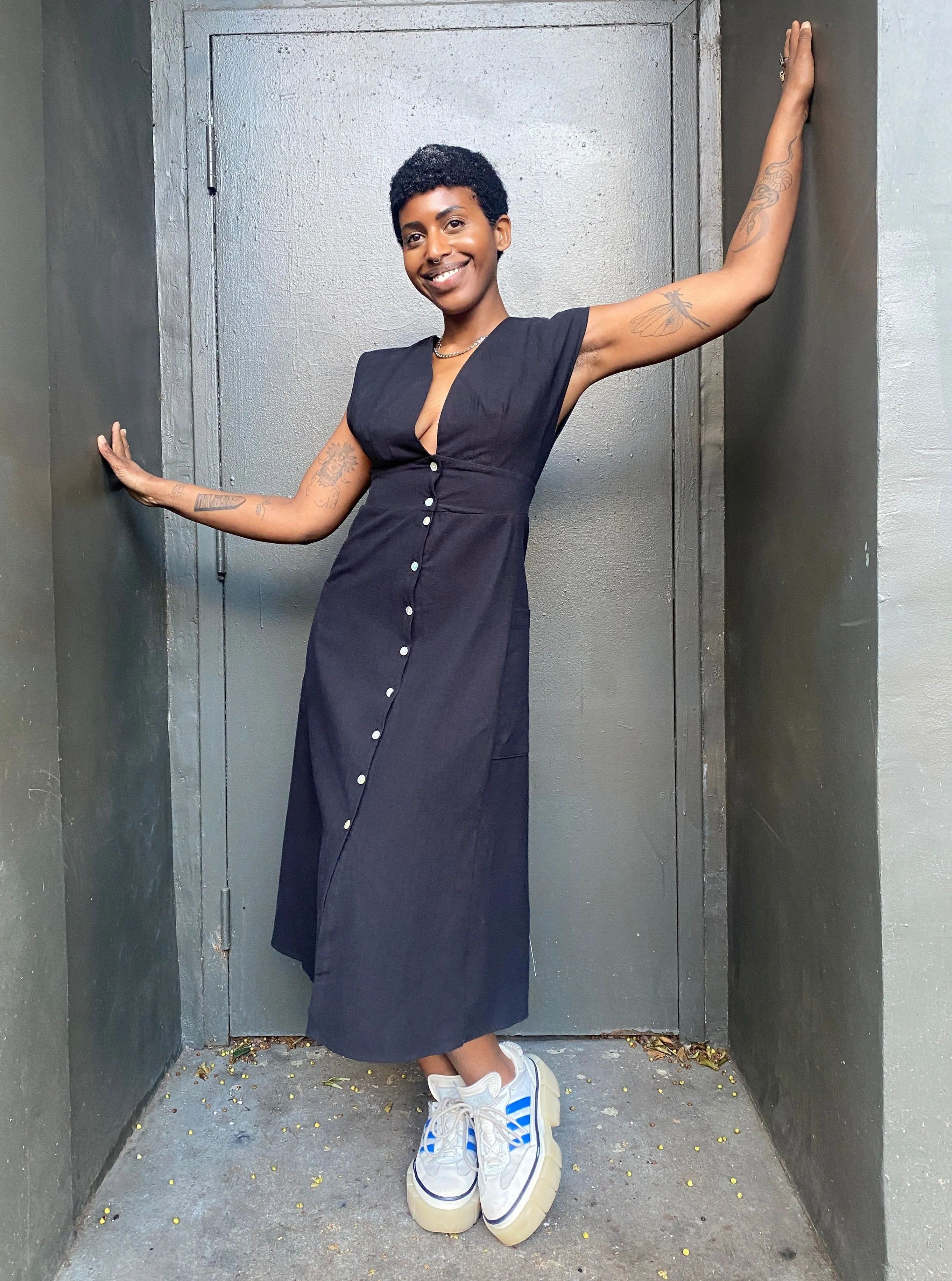 Penelope Dress in Black Anniversary-Event