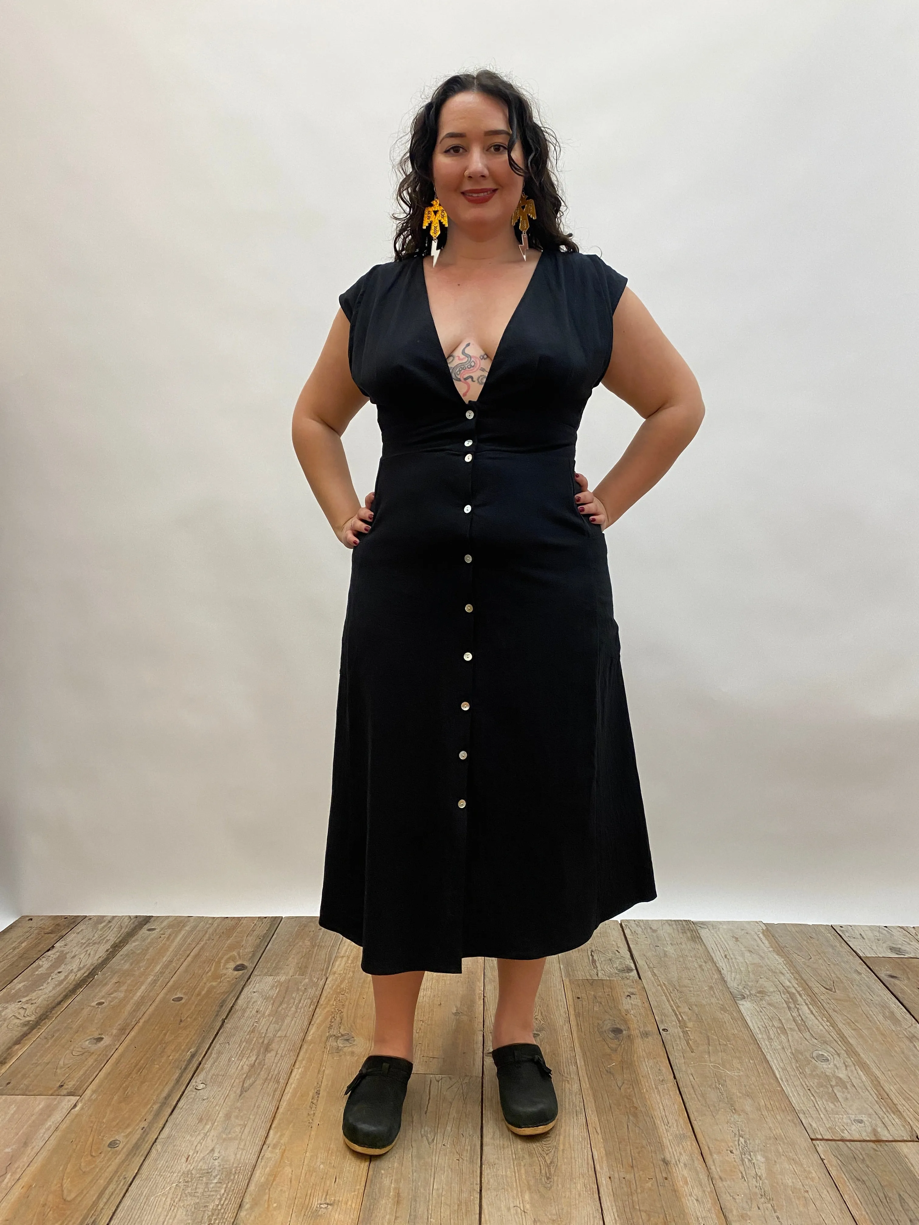 Penelope Dress in Black Perfect Layer