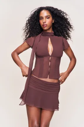 Adjustable Shoulder Straps Microfiber Material Ara Top