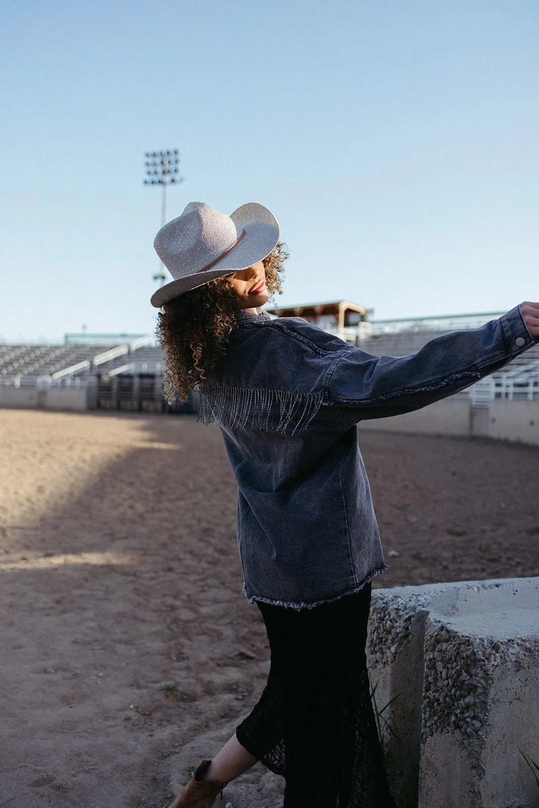 BambooBlend NonChafingEdges Starstruck Sequin Cowboy Hat