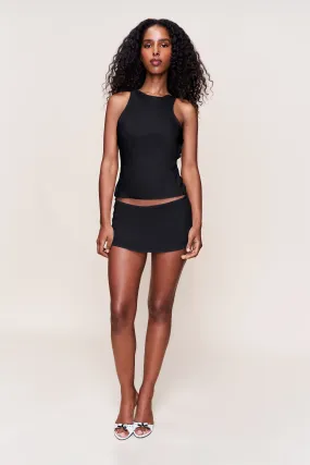 Quick Access Pockets NonRestrictiveSilhouette Regine Cowl Neck Top