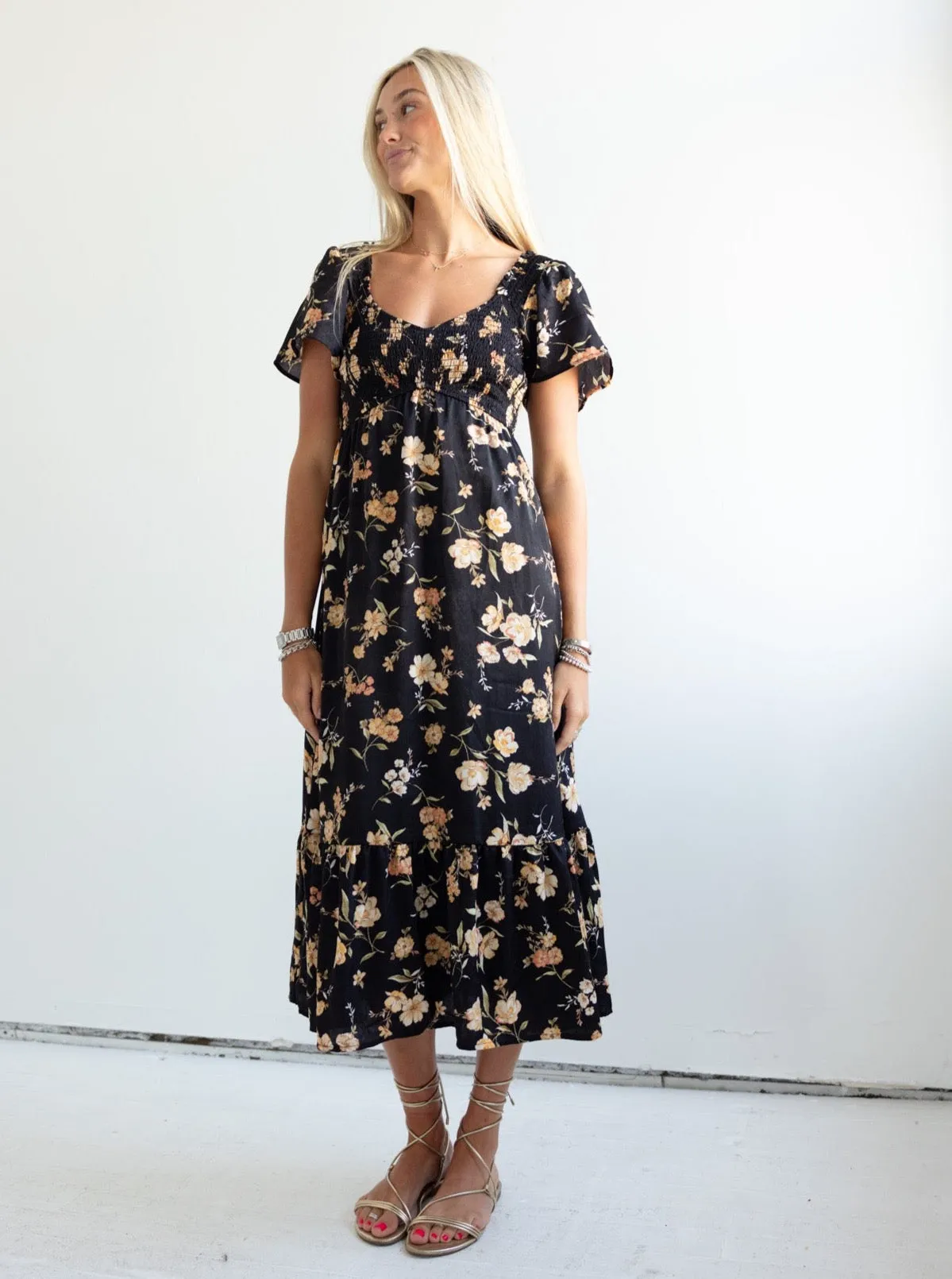 Luxe Touch Bree Floral Maxi