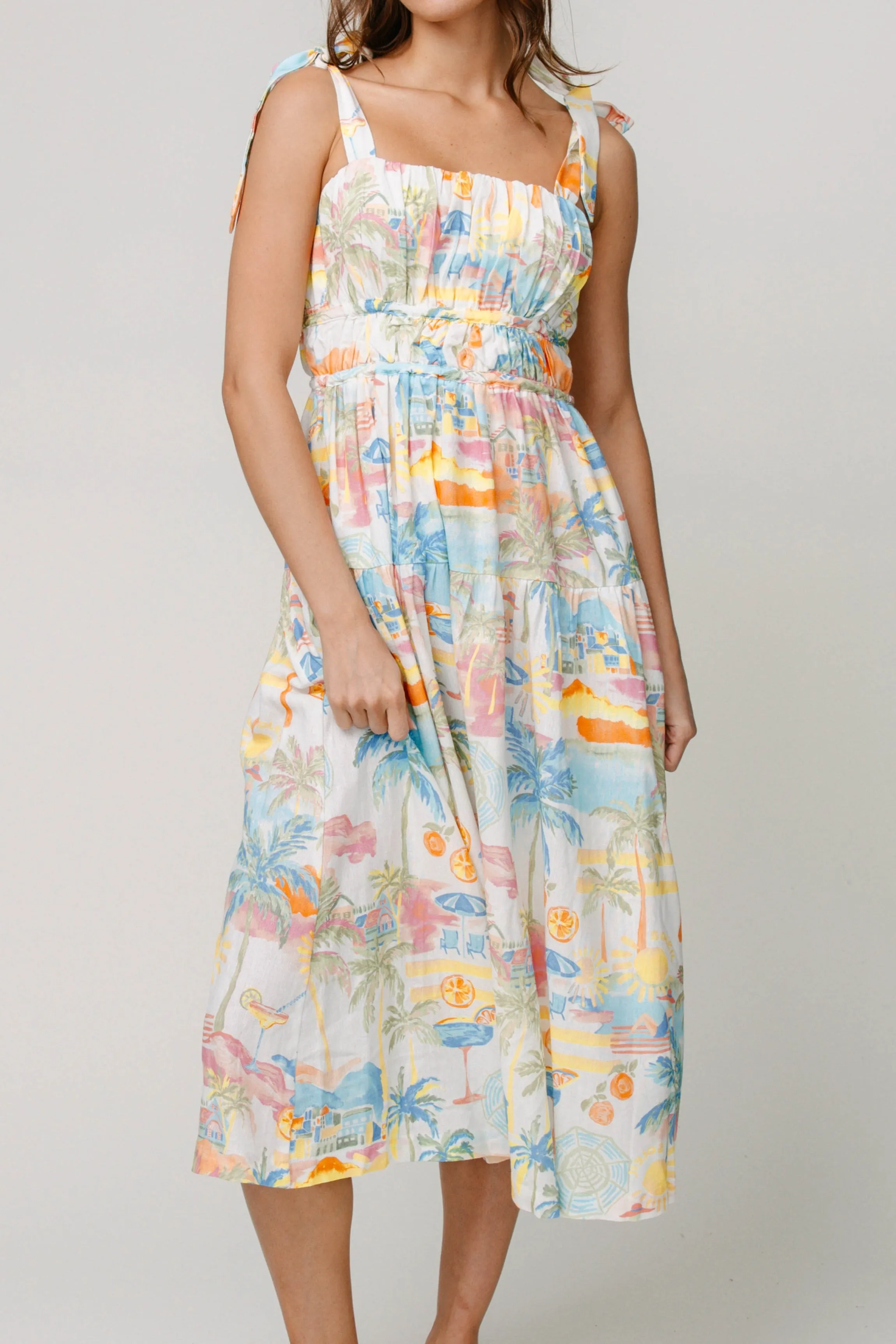 Relaxed-fit gown Breezy Bay Maxi Dress