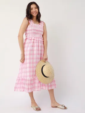 Vibrant Form Briar Plaid Midi