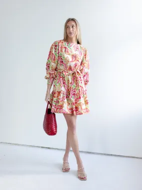 Villa Light Vibrant Aesthetic Brinley Mini Dress