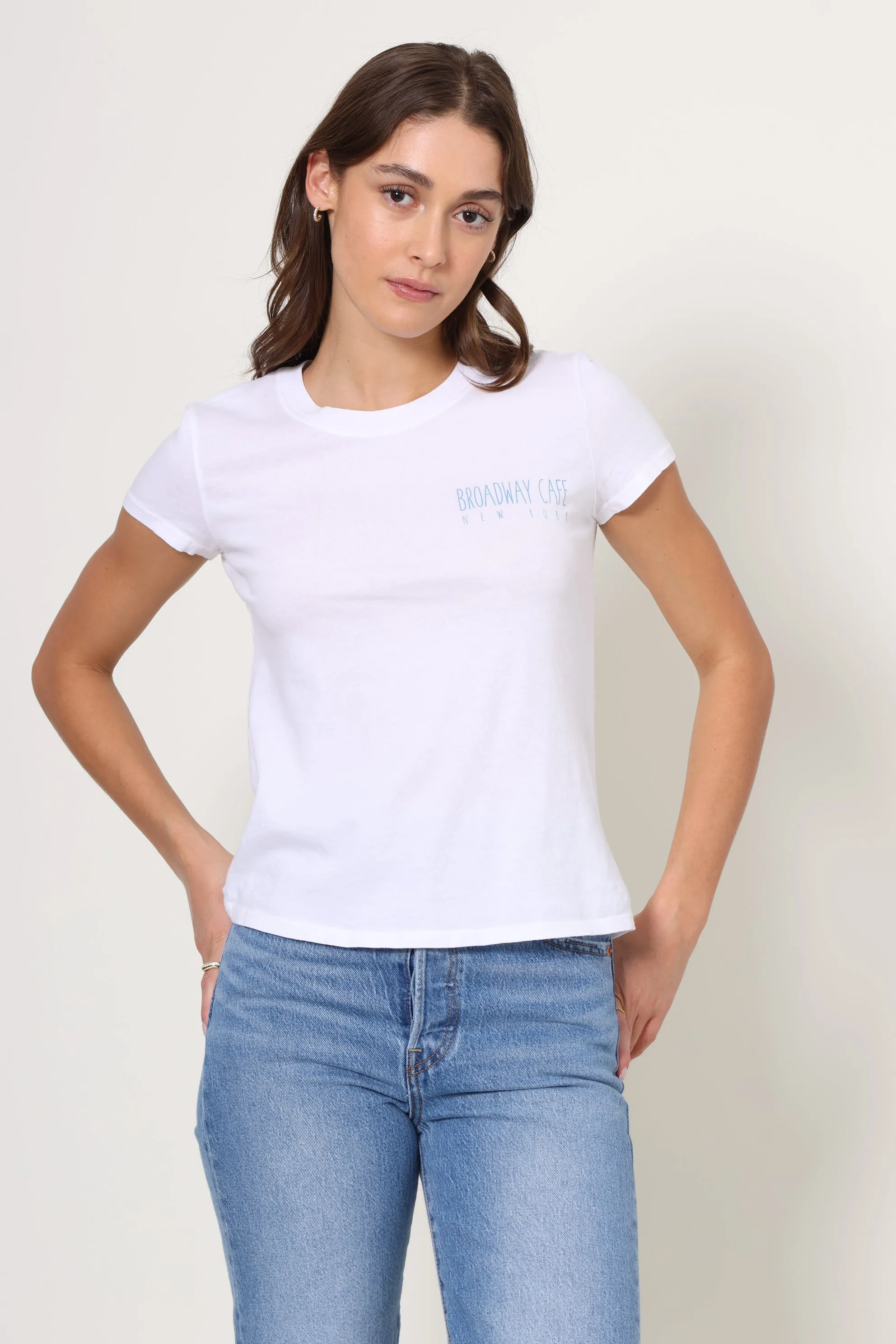 Broadway Cafe Femme Crew Soft Touch Feel