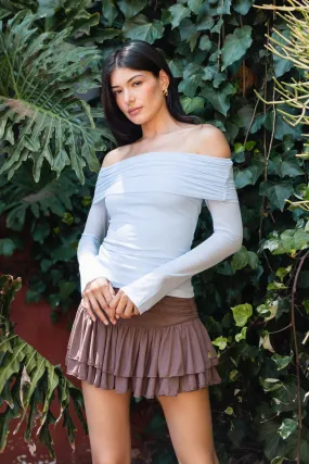 Brooke Ruffle Mini Skirt Modern Cut