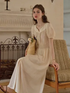 Brooklyn V-Neck Jacquard Lyocell Dress petite size