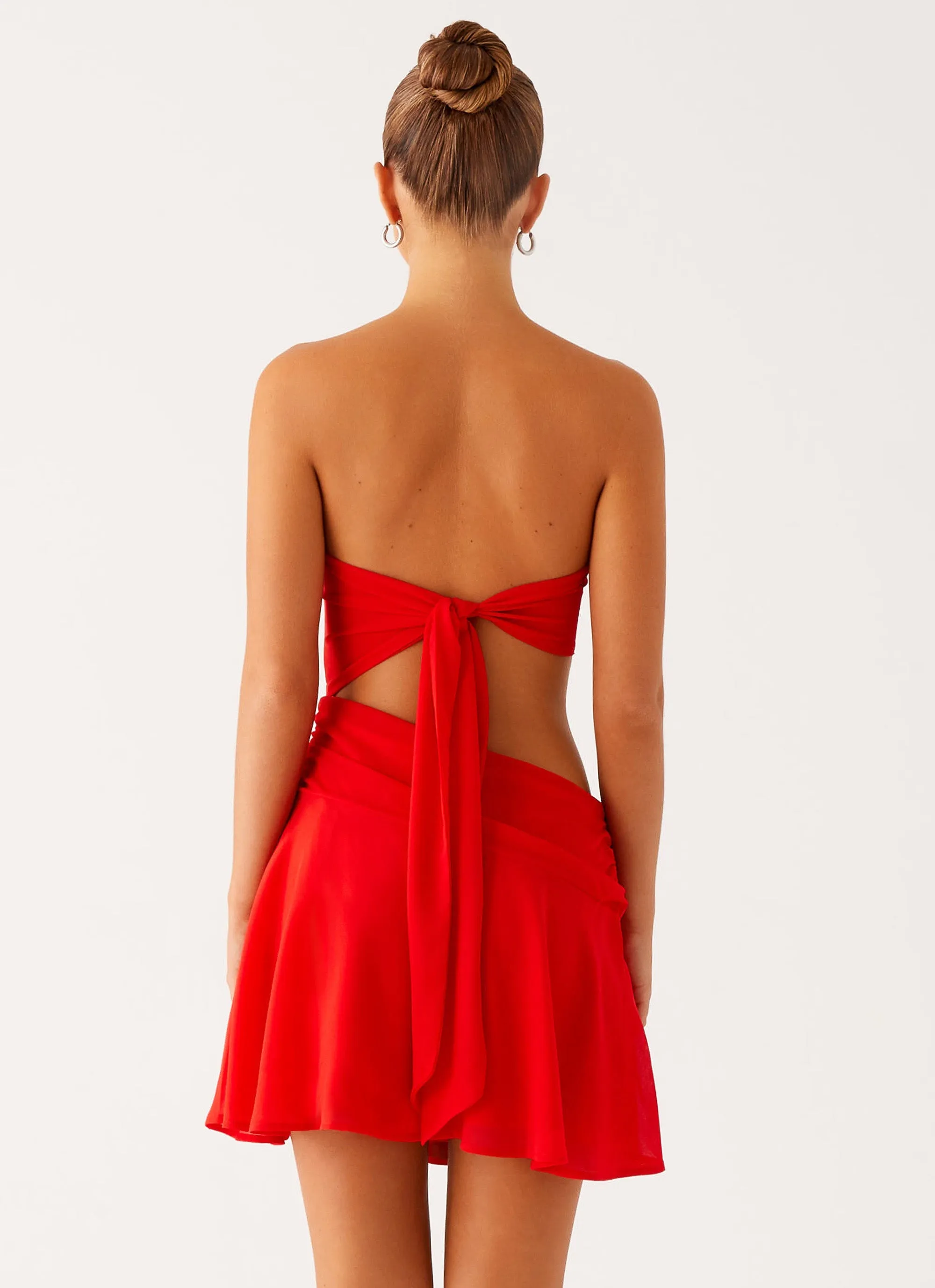 light feel Marbella Mini Dress - Red