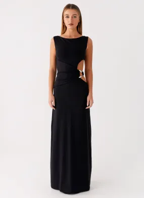 Chic boho dress Jayana Maxi Dress - Black