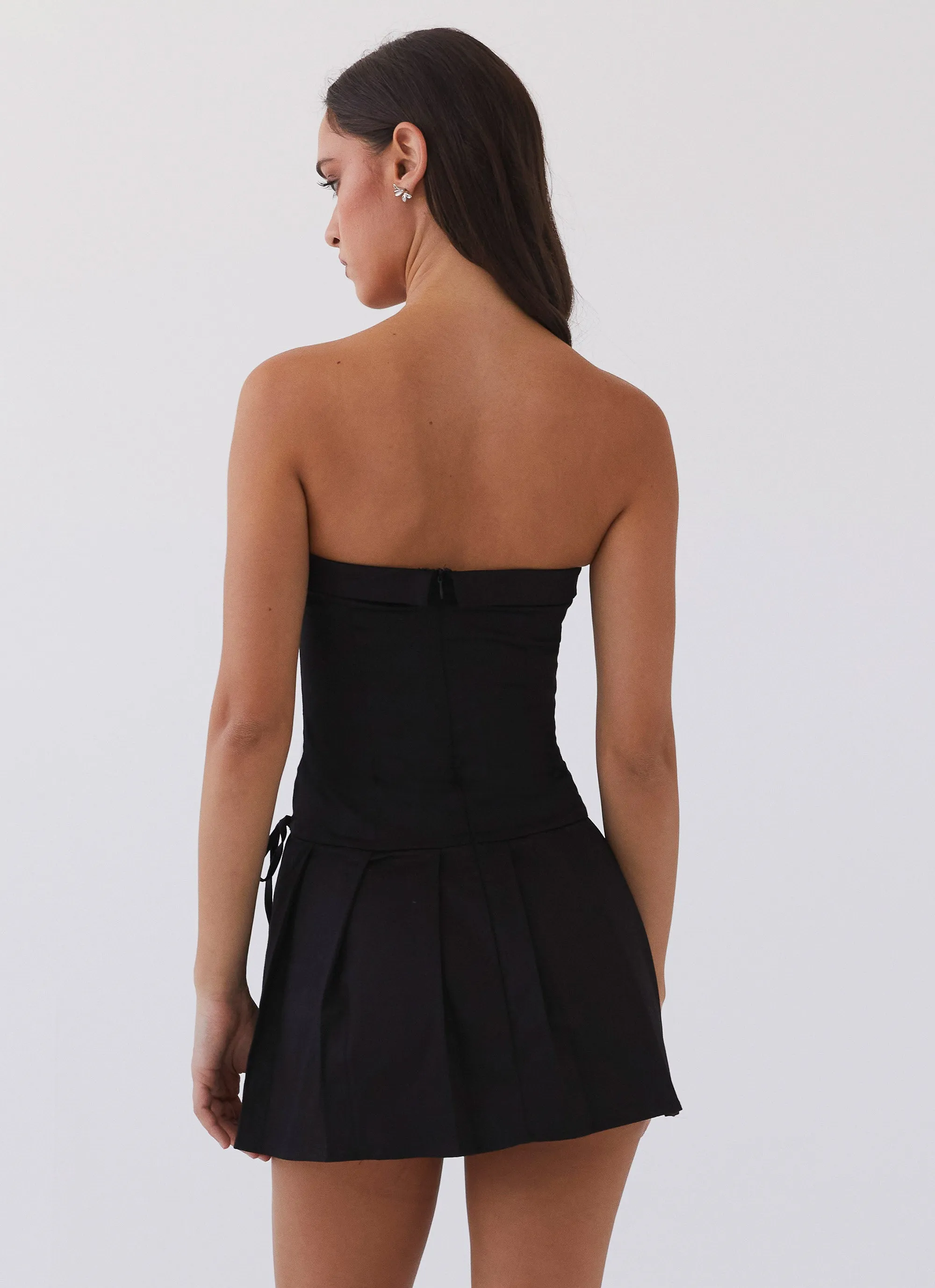 Calling The Shots Mini Dress - Black Minimalist Chic Casual Comfort