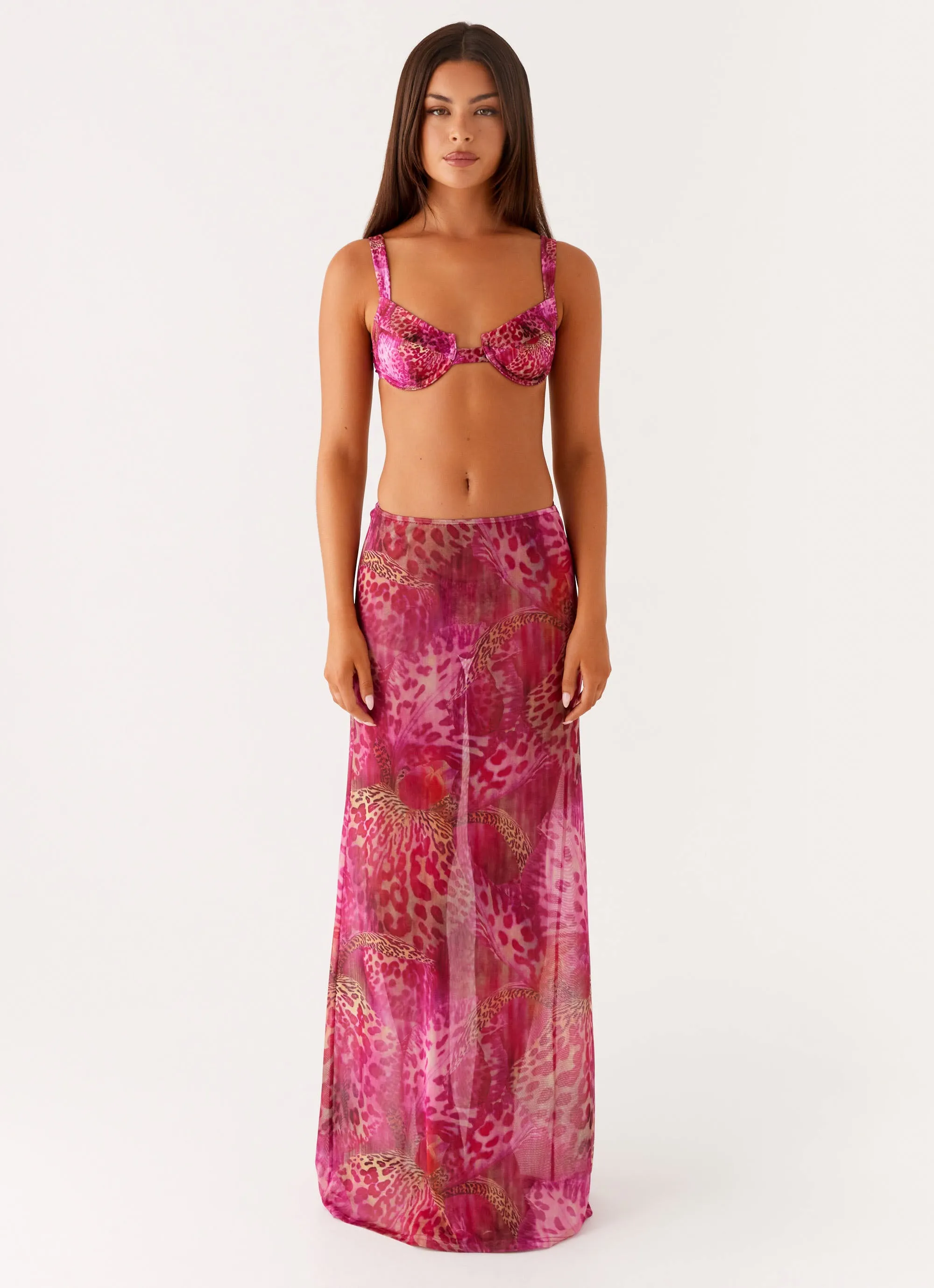 Camellia Maxi Skirt - Lavender Lagoon Subtle Mood Crochet Style