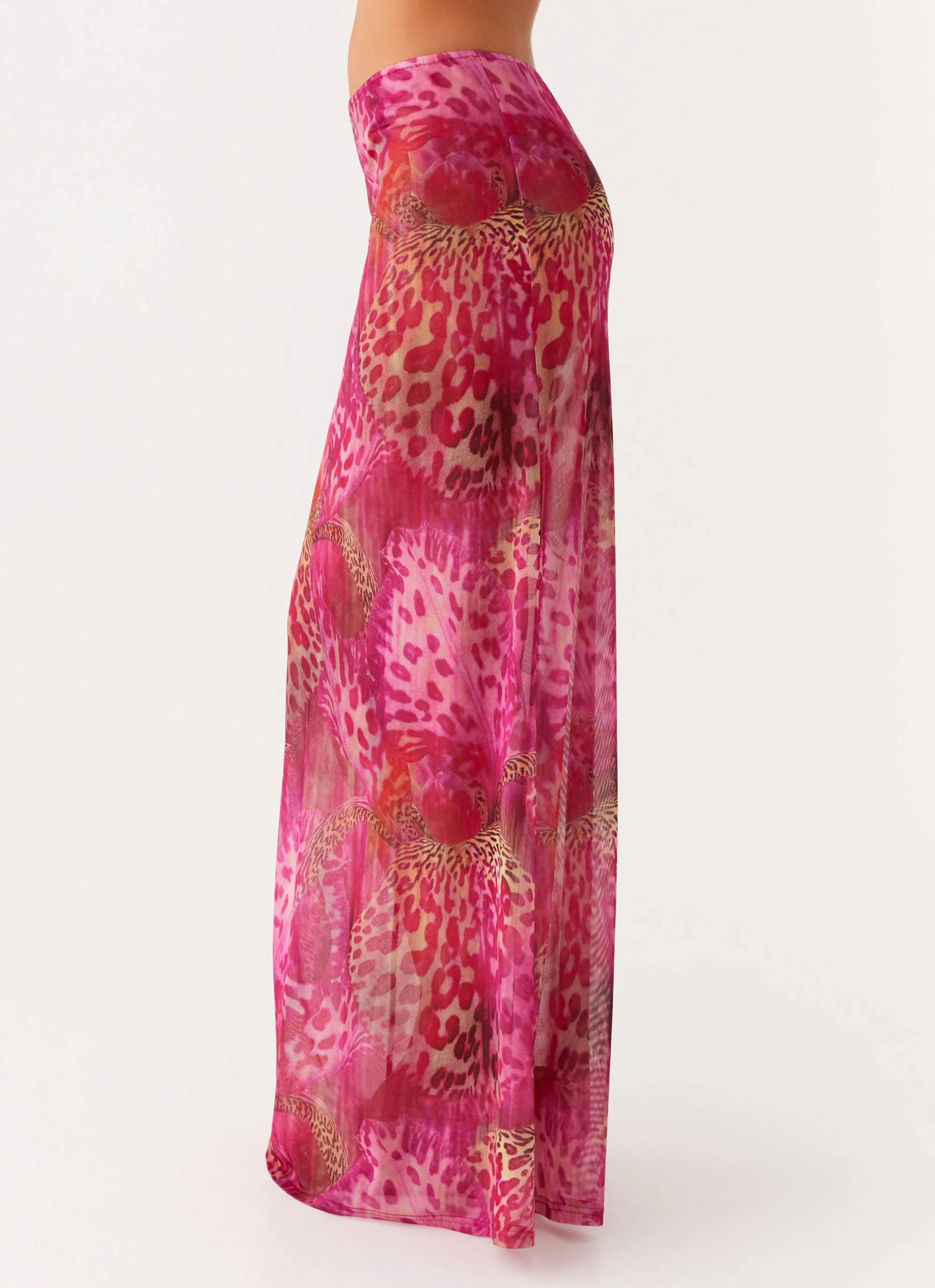 Easy Care TouchscreenCompatiblePockets Camellia Maxi Skirt - Lavender Lagoon