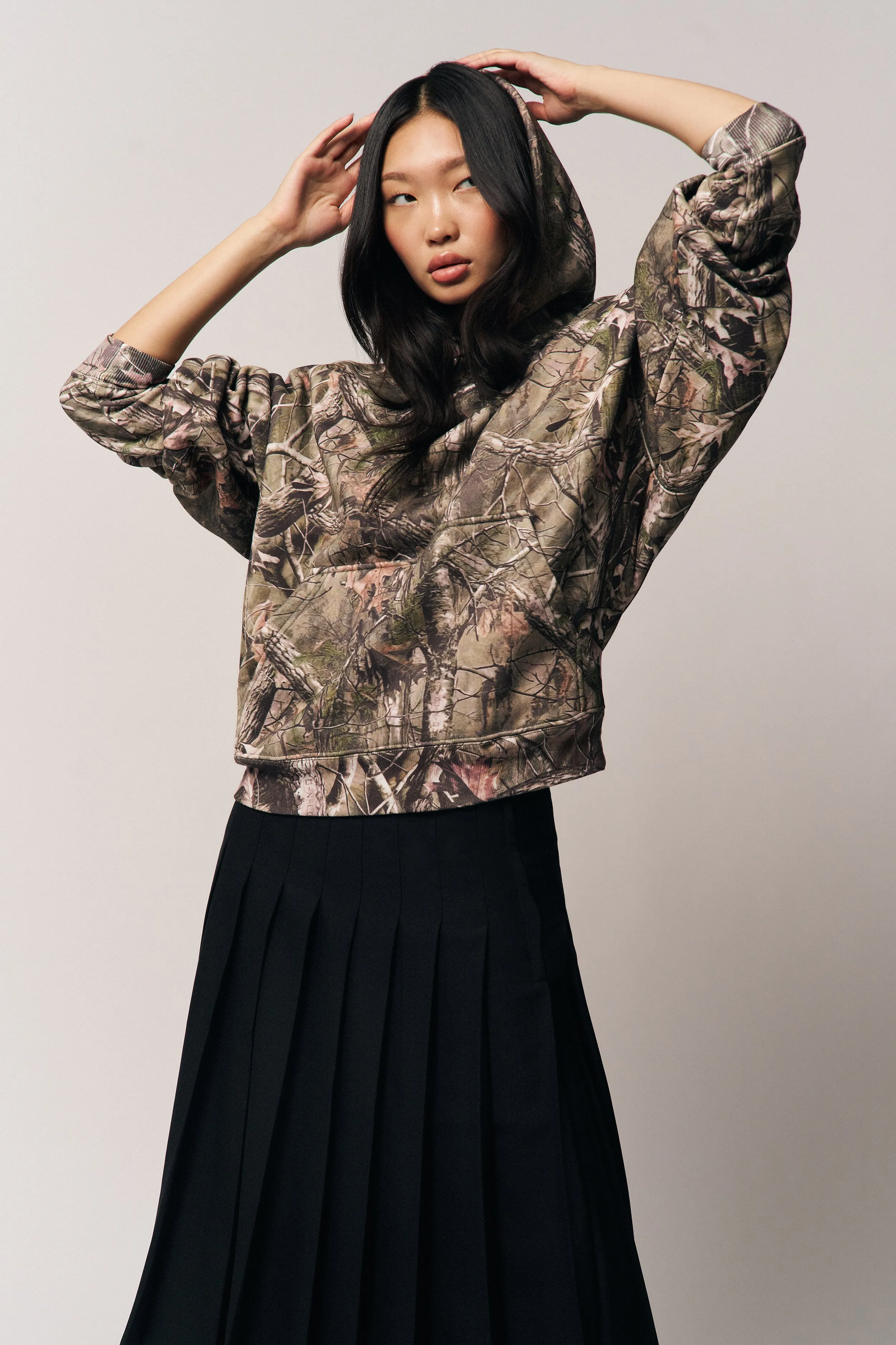 Camo Sweatshirt Non Restrictive Silhouette Weekend Style