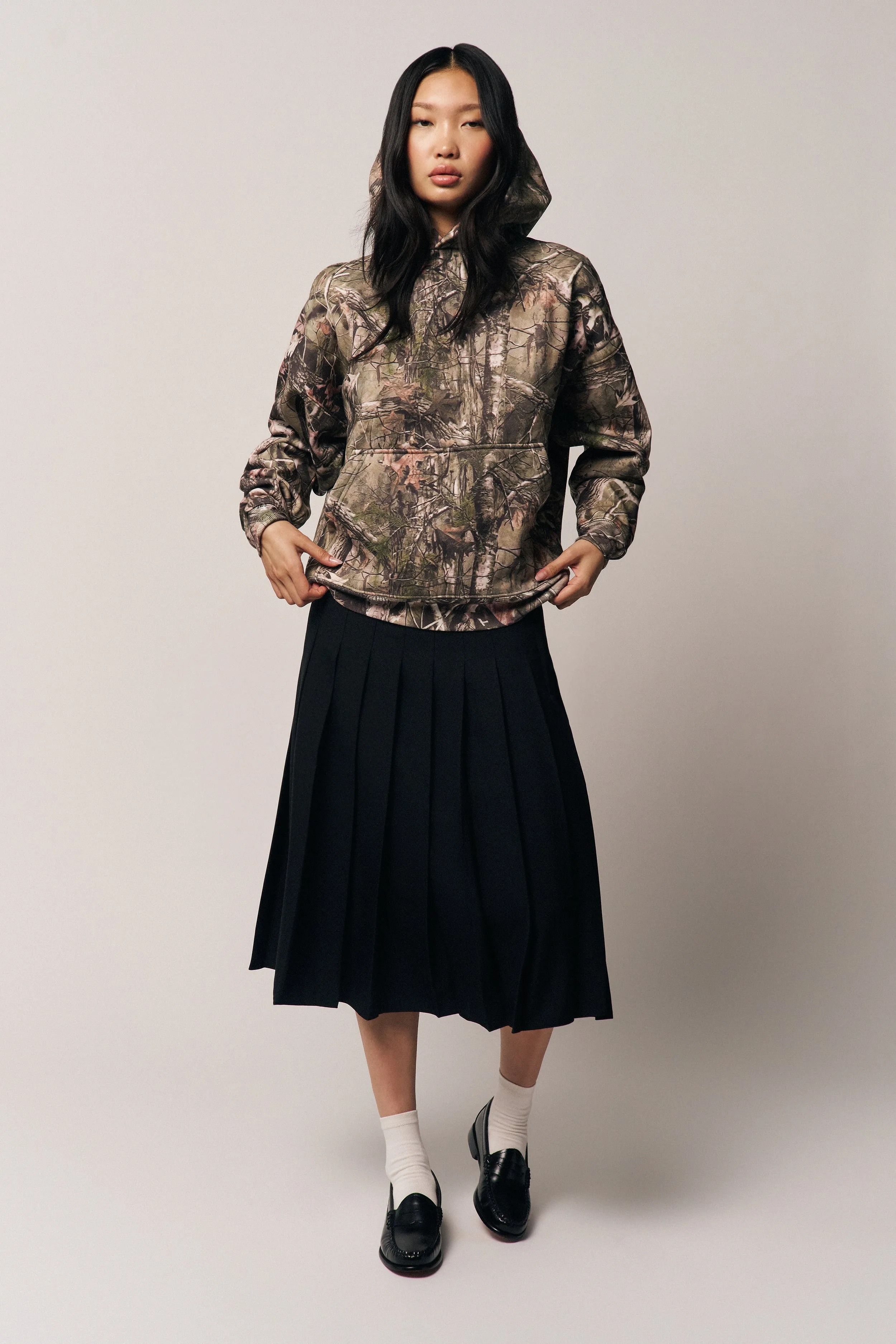 Lightweight Weave Camo Sweatshirt